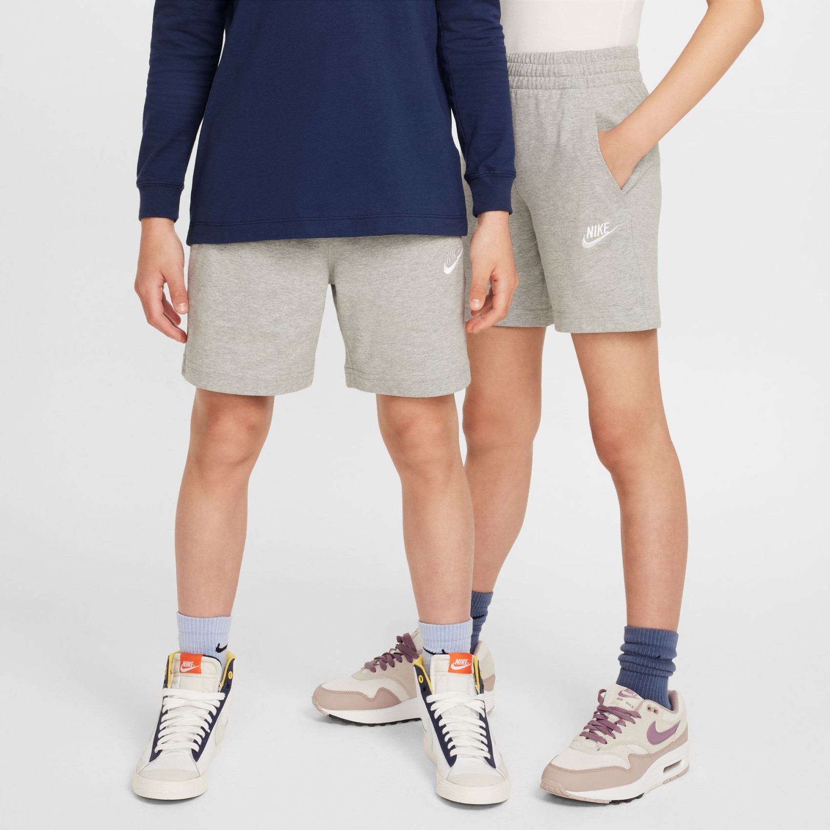 Club Knit 6" Short Çocuk Gri Şort