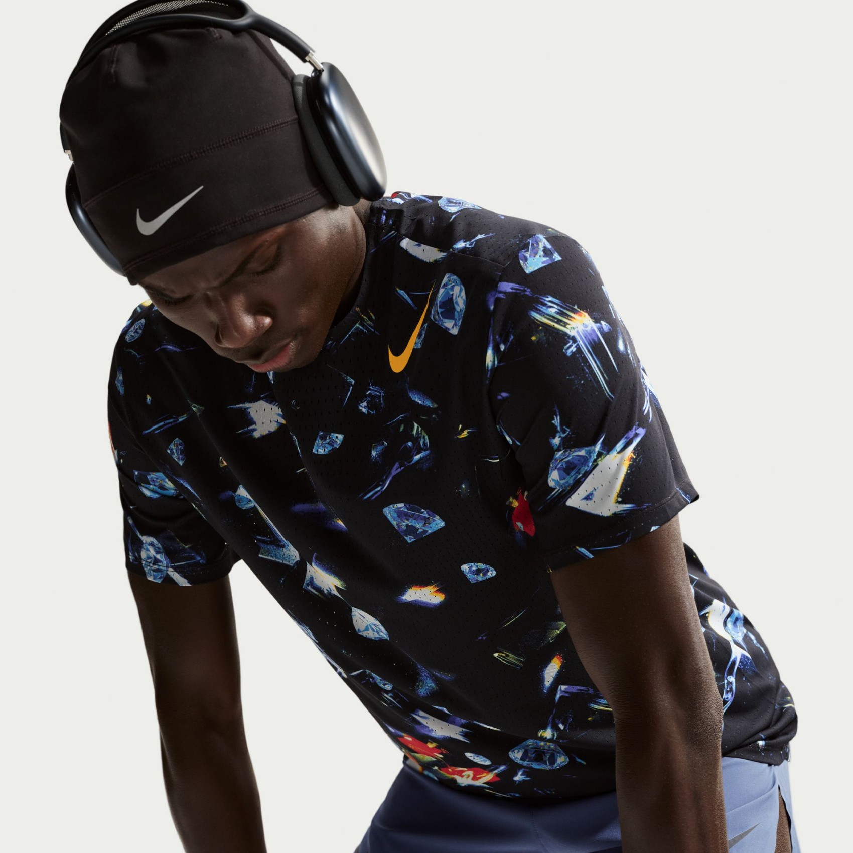Dri-FIT ADV AeroSwift Aop Ss Erkek Tişört