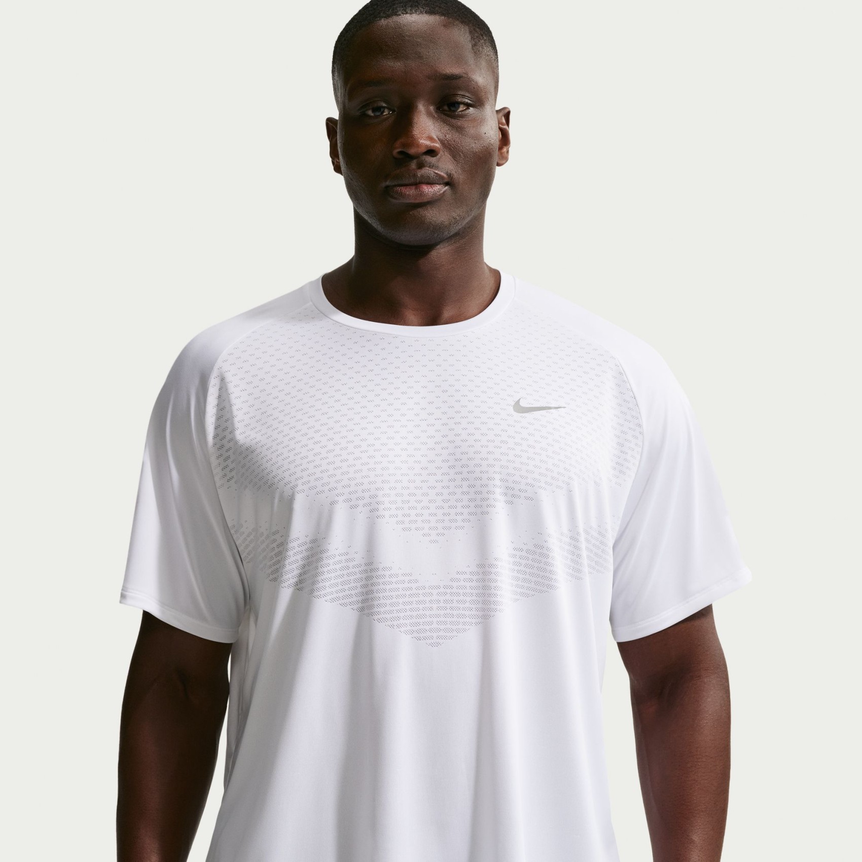 Dri-FIT ADV Stride Ss Top Erkek Beyaz Tişört