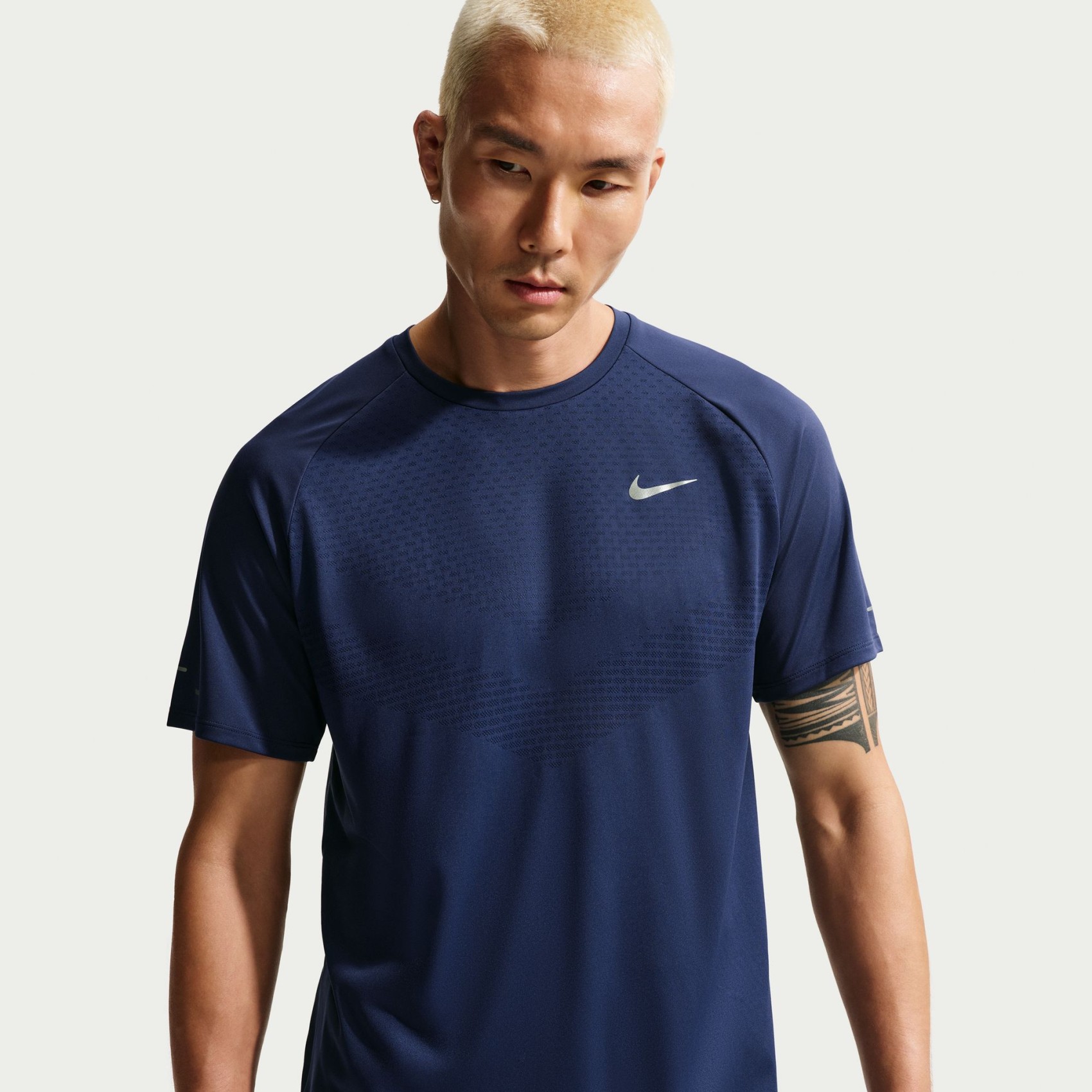 Dri-FIT ADV Stride Ss Top Erkek Mavi Tişört