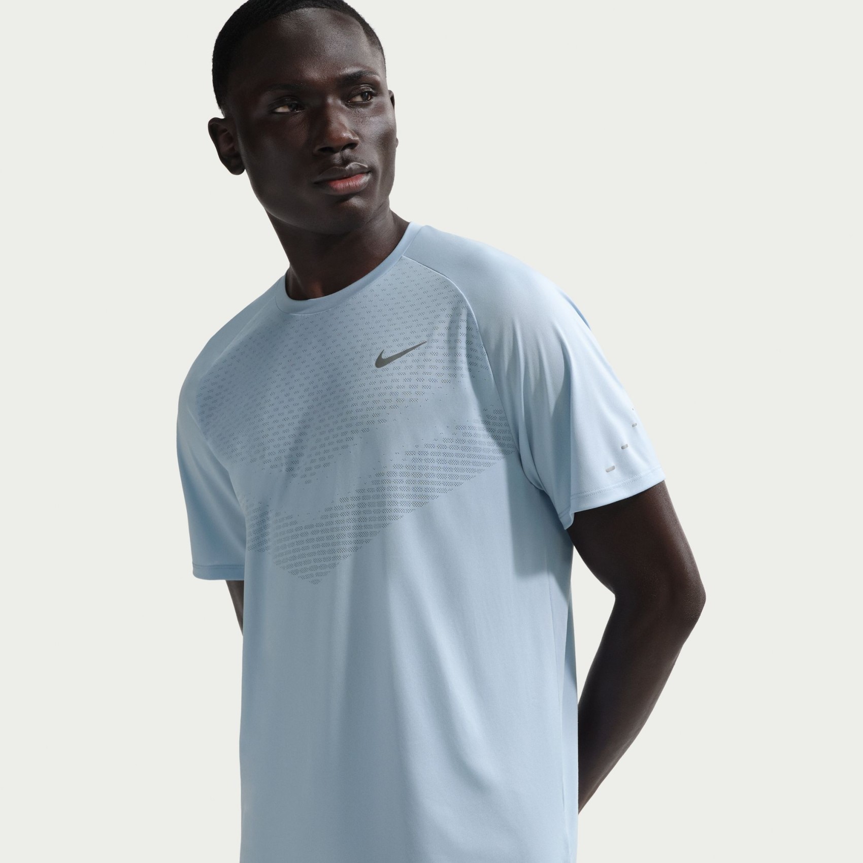 Dri-FIT ADV Stride Ss Top Erkek Mavi Tişört