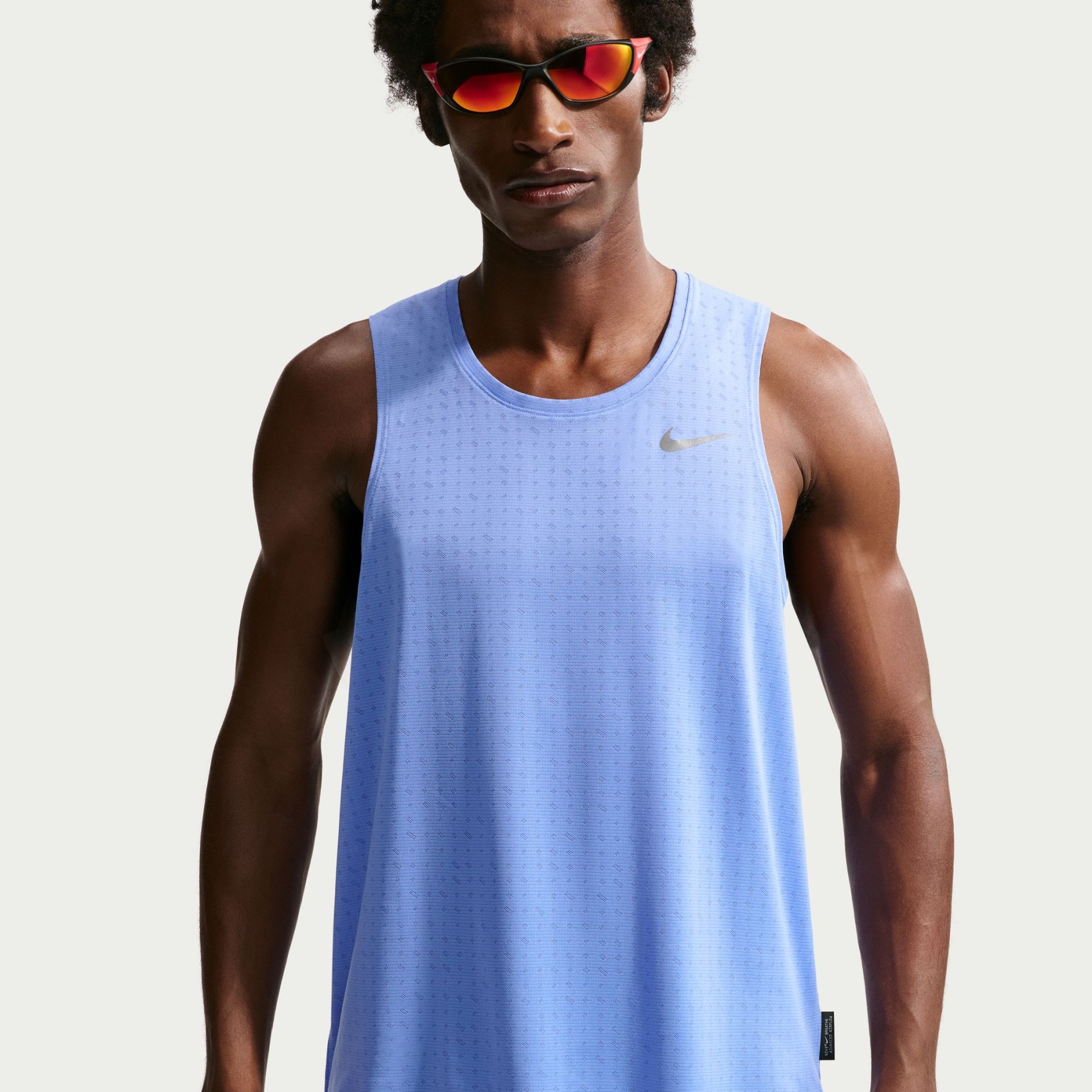 Dri-FIT Breathe Miler Tank Erkek Mavi Atlet