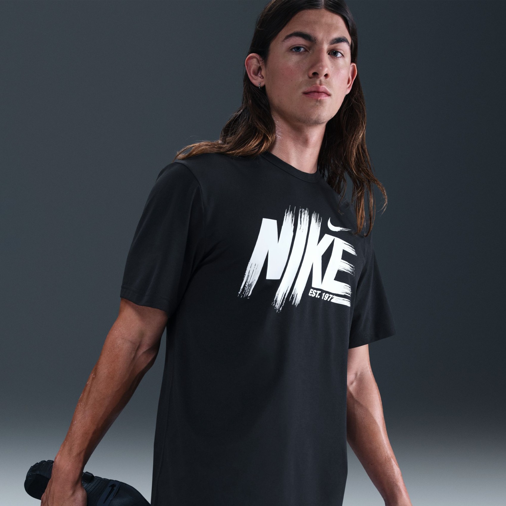 Dri-FIT Hyverse Erkek Siyah Tişört