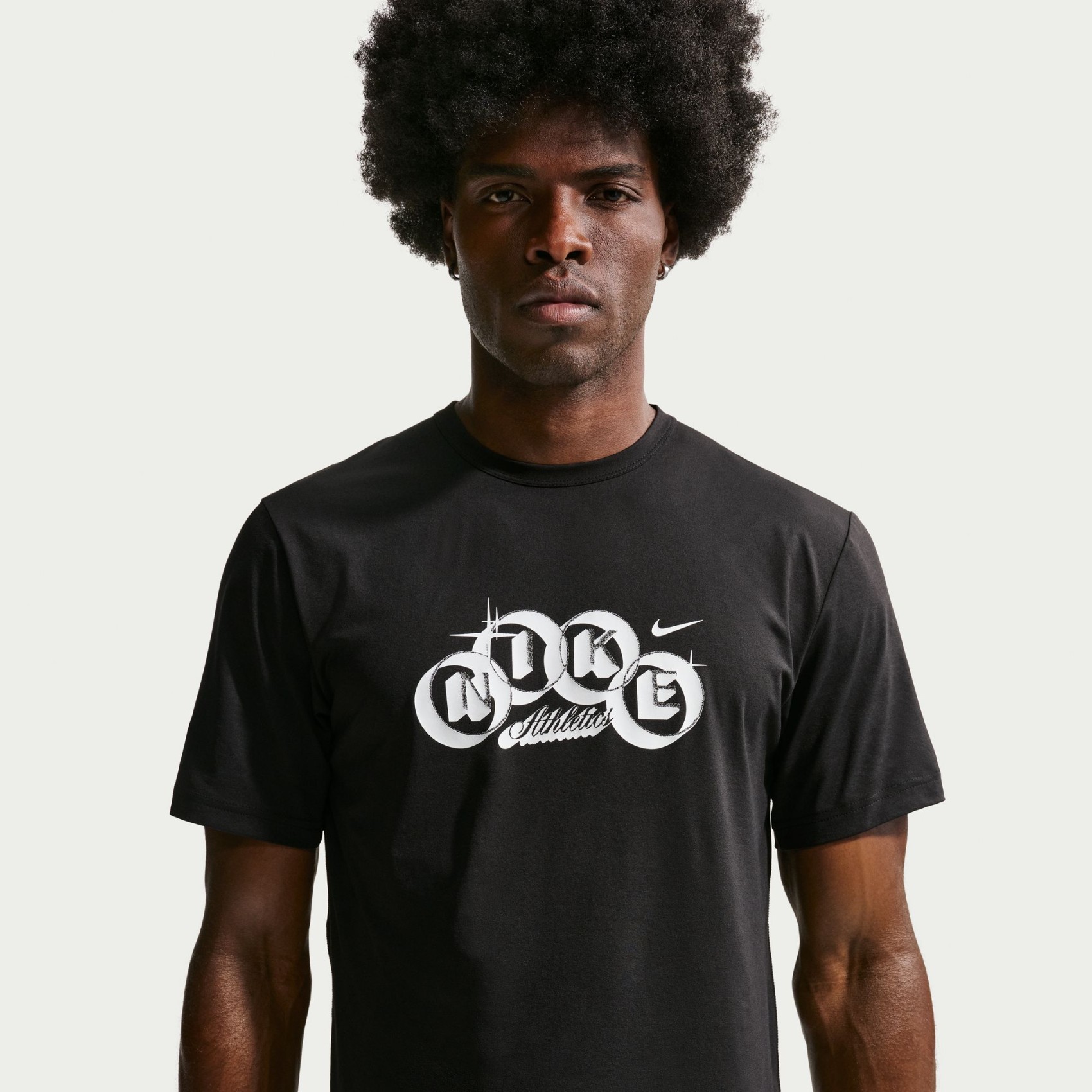 Dri-FIT Hyverse Gfx Ss Top Erkek Siyah Tişört