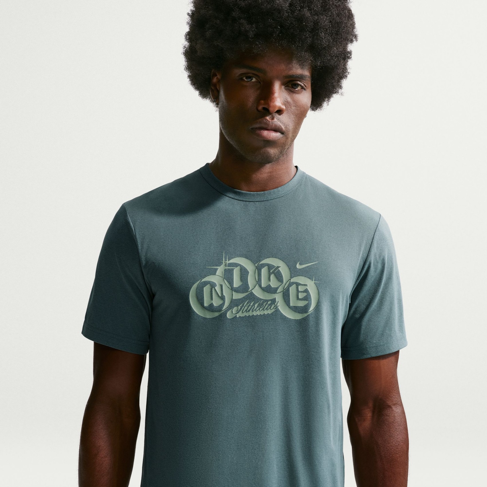 Dri-FIT Hyverse Gfx Ss Top Erkek Yeşil Tişört