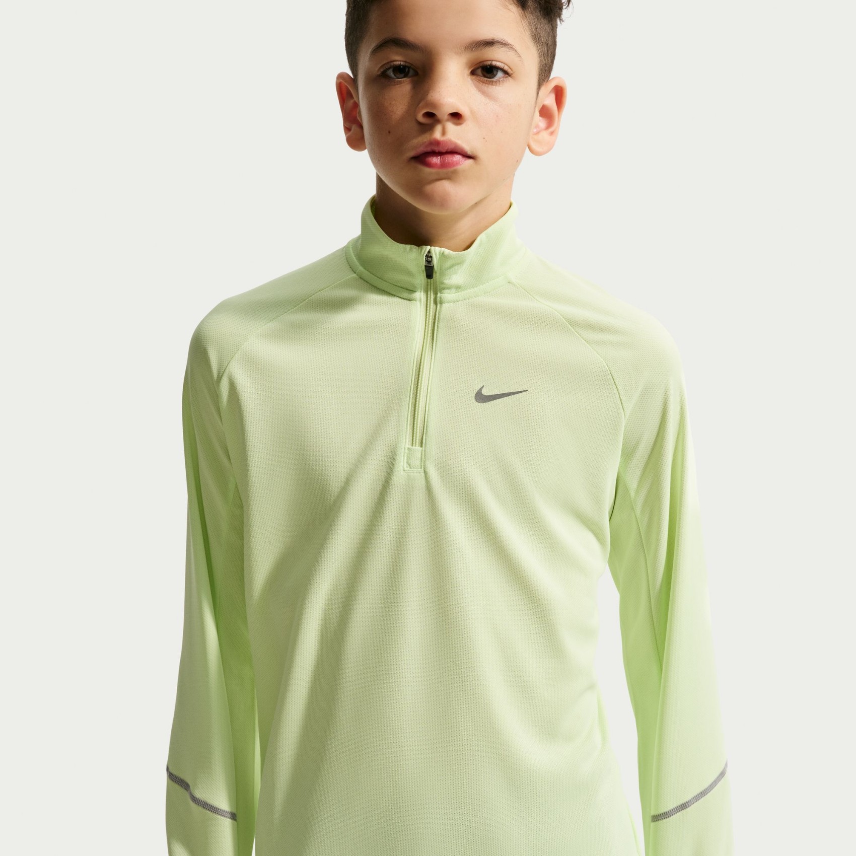 Dri-FIT Miler Hz Top Çocuk Yeşil Sweatshirt