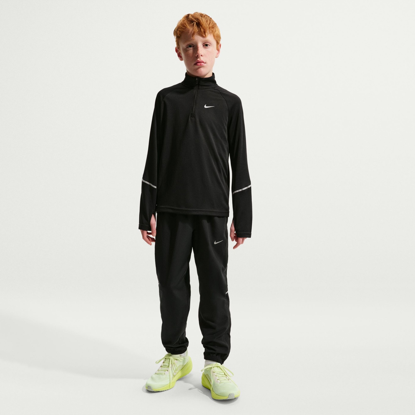 Dri-FIT Miler Pant Woven Çocuk Siyah Eşofman Altı