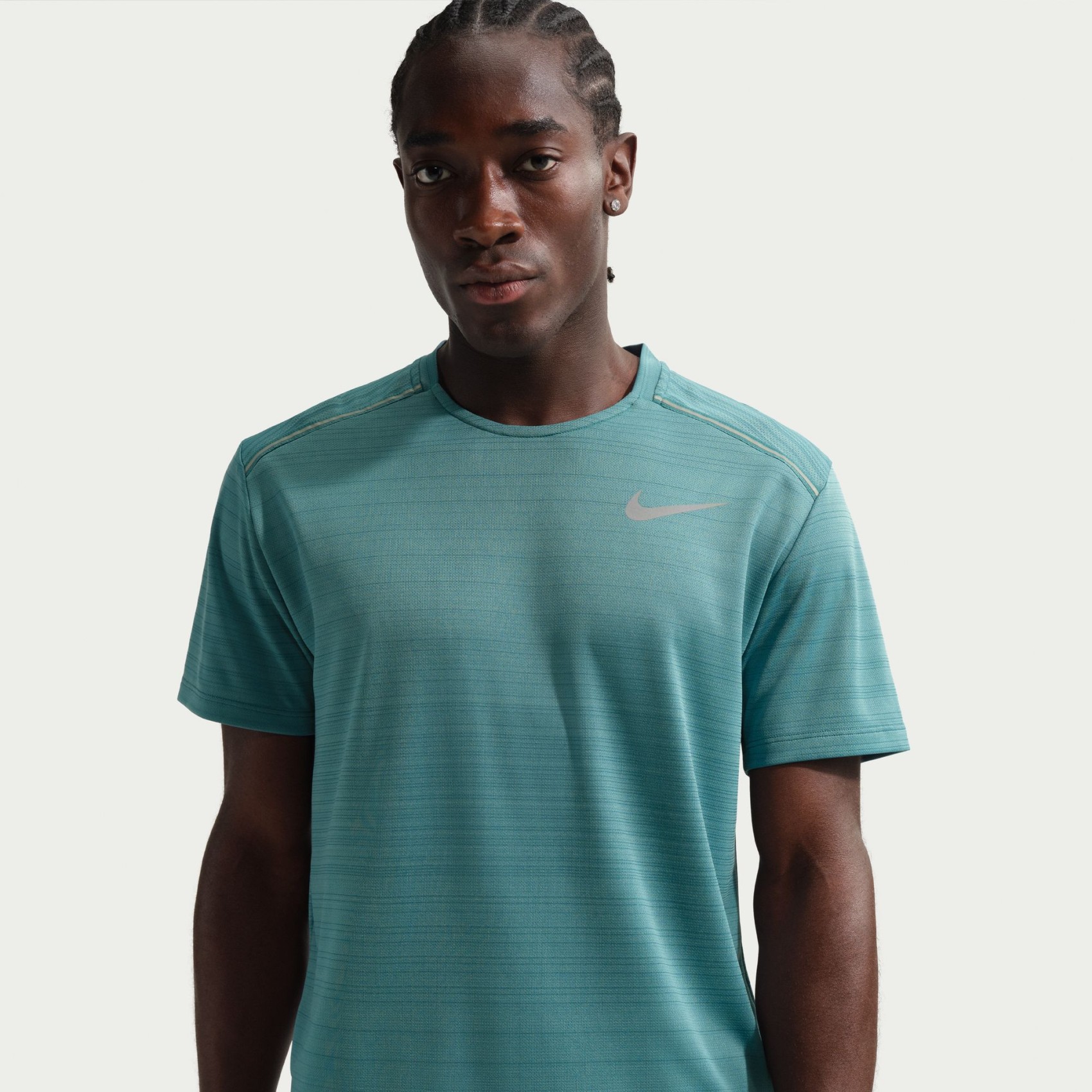 Dri-FIT Miler Ss Erkek Yeşil Tişört