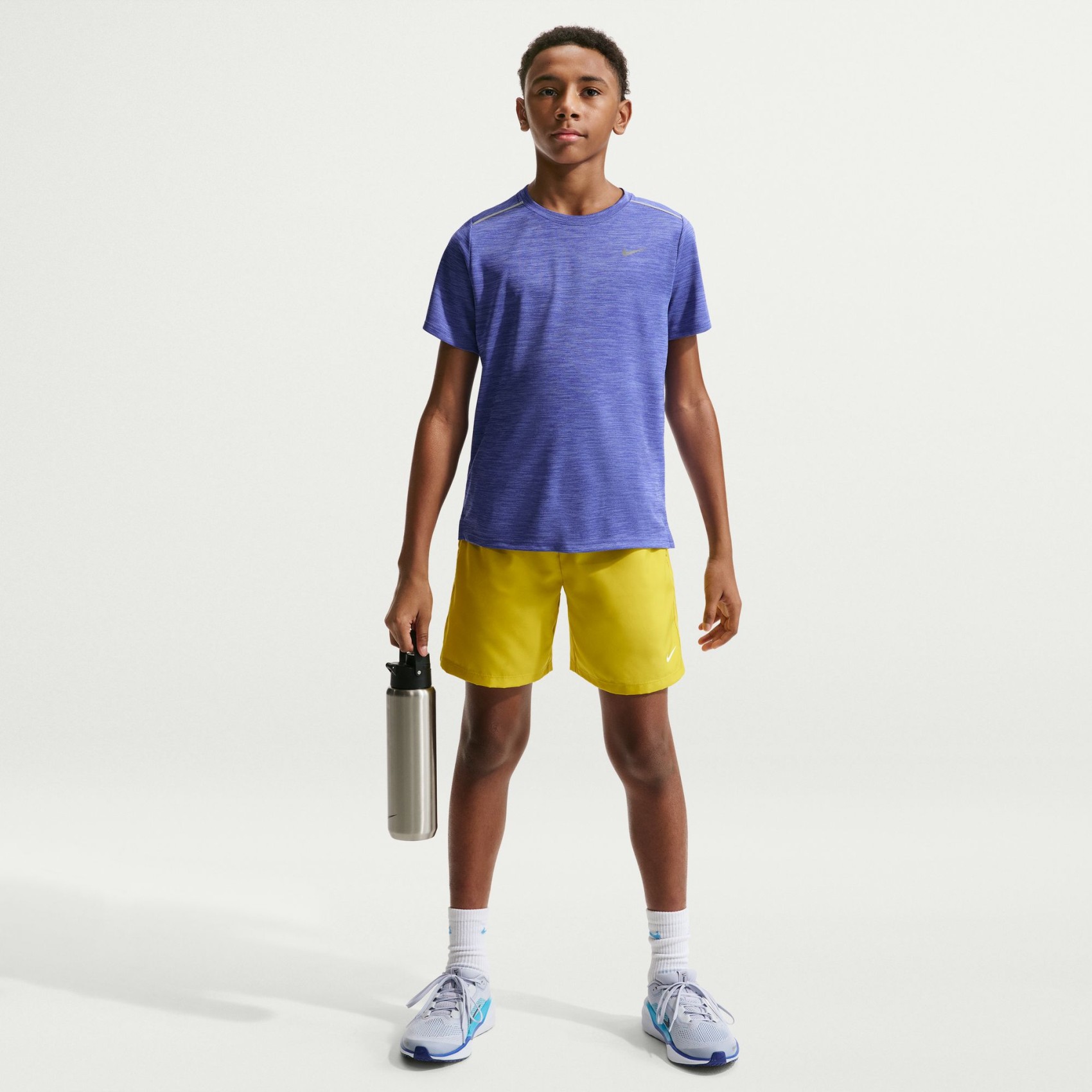 Dri-FIT Miler Ss Top Çocuk Mavi Tişört