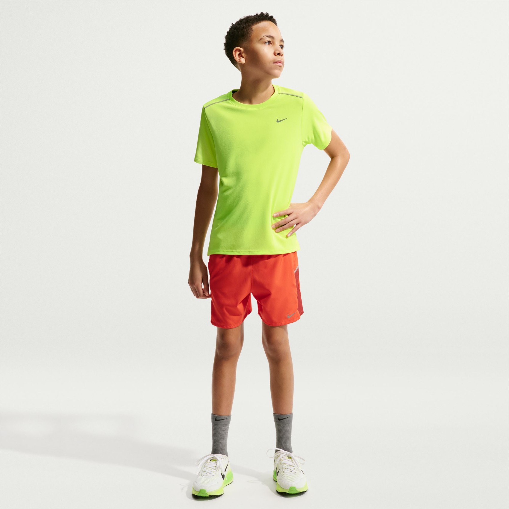Dri-FIT Miler Ss Top Çocuk Sarı Tişört