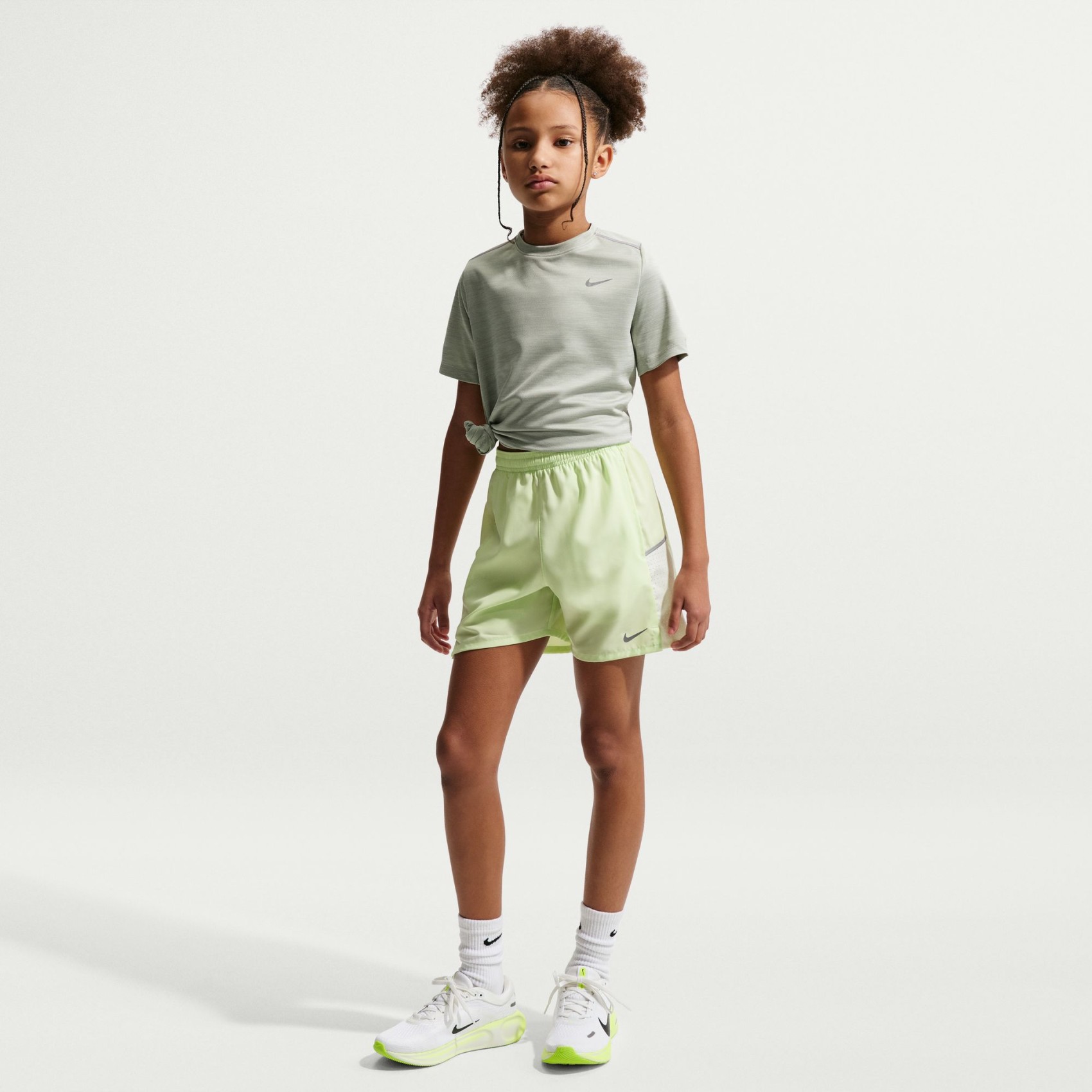 Dri-FIT Miler Ss Top Çocuk Yeşil Tişört