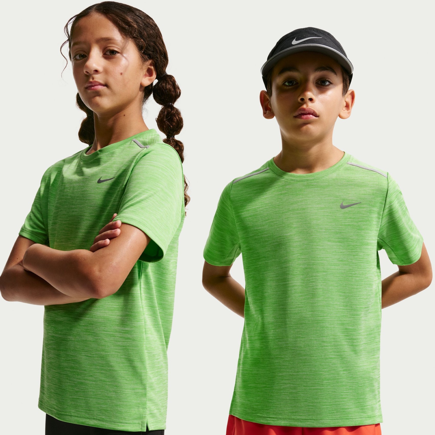 Dri-FIT Miler Ss Top Çocuk Yeşil Tişört
