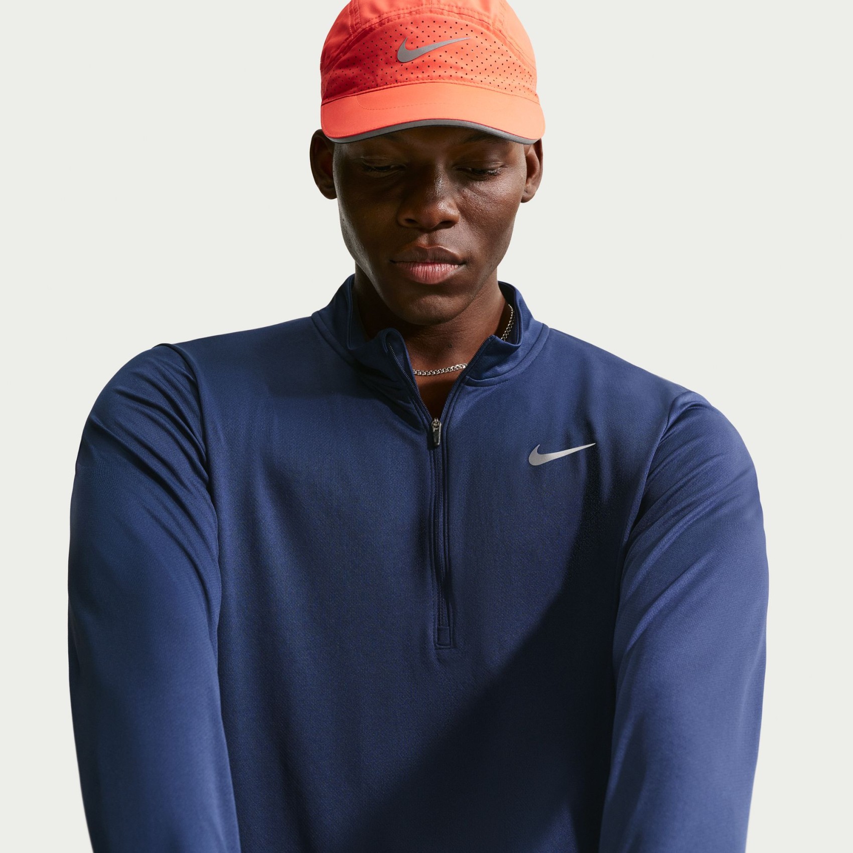 Dri-FIT Pacer Top Hz Erkek Mavi Sweatshirt