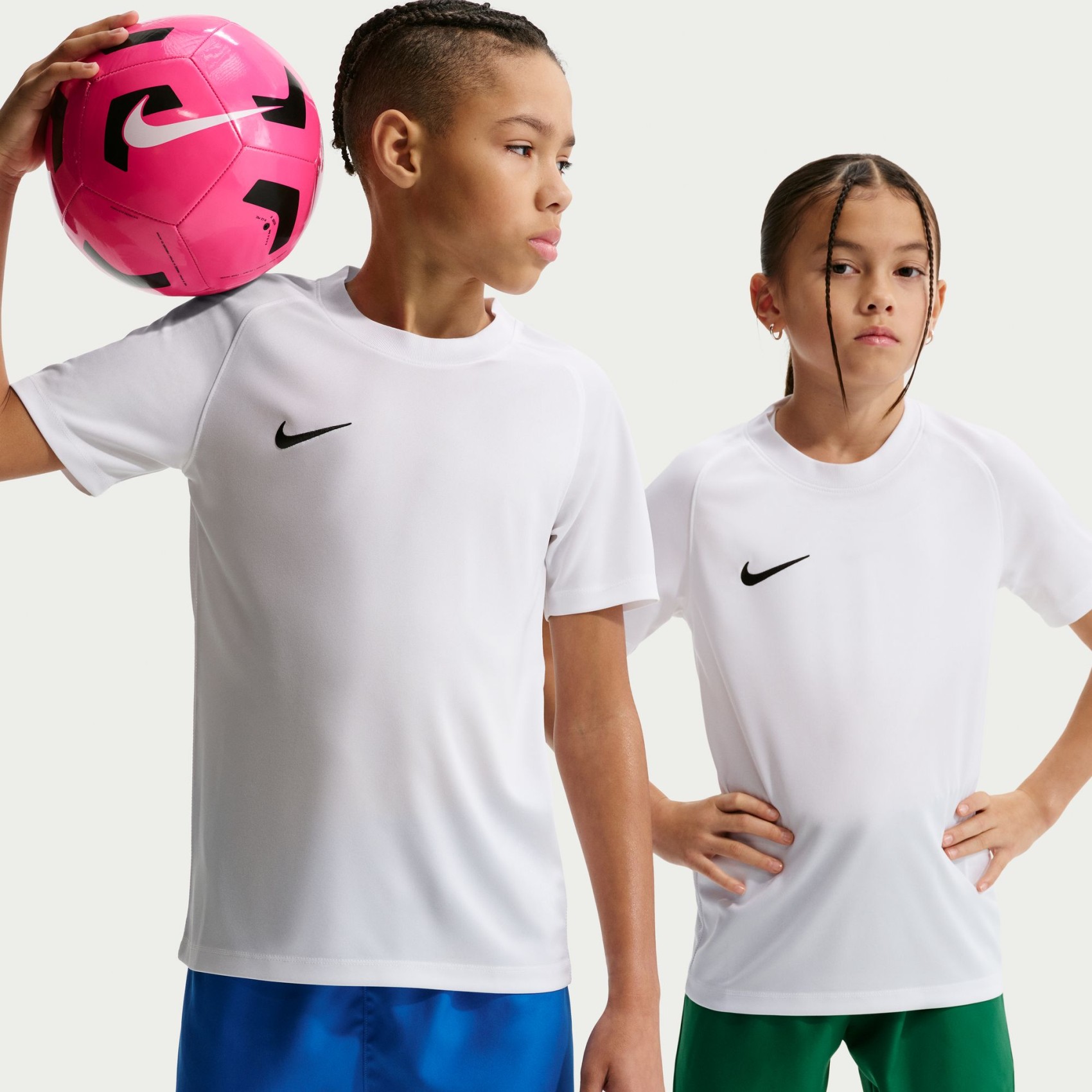Dri-FIT Park VIII Jersey SS Çocuk Beyaz Tişört