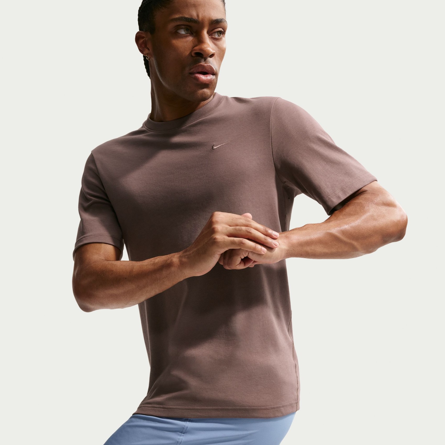 Dri-FIT Primary Ss Erkek Kahverengi Tişört