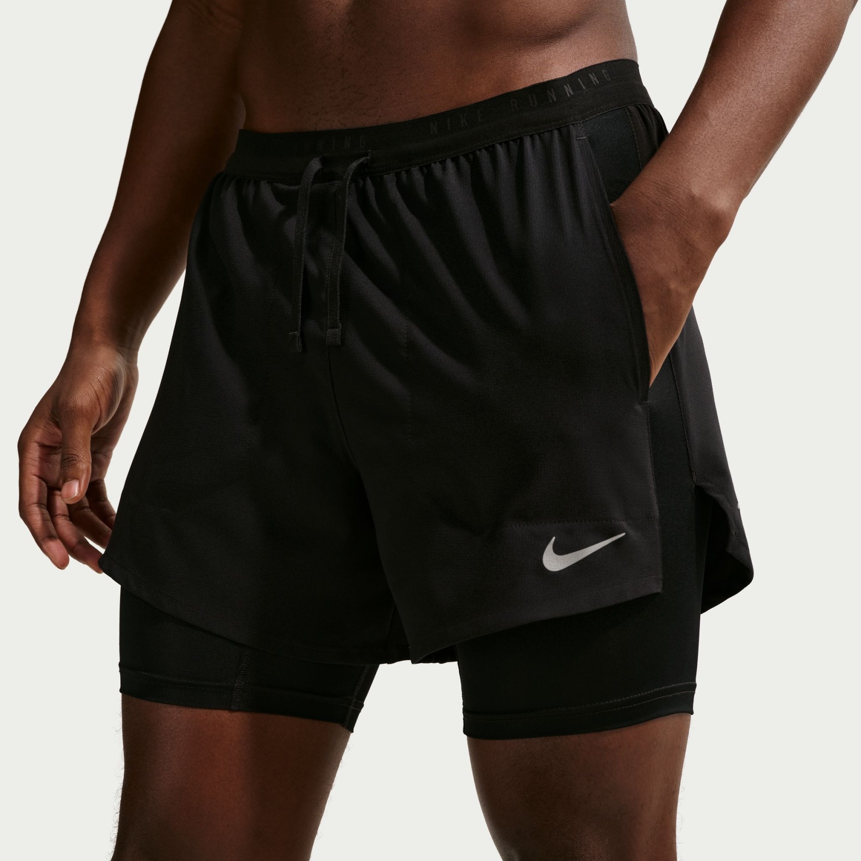 Dri-FIT Stride 5IN Hybrid Short Erkek Siyah Şort
