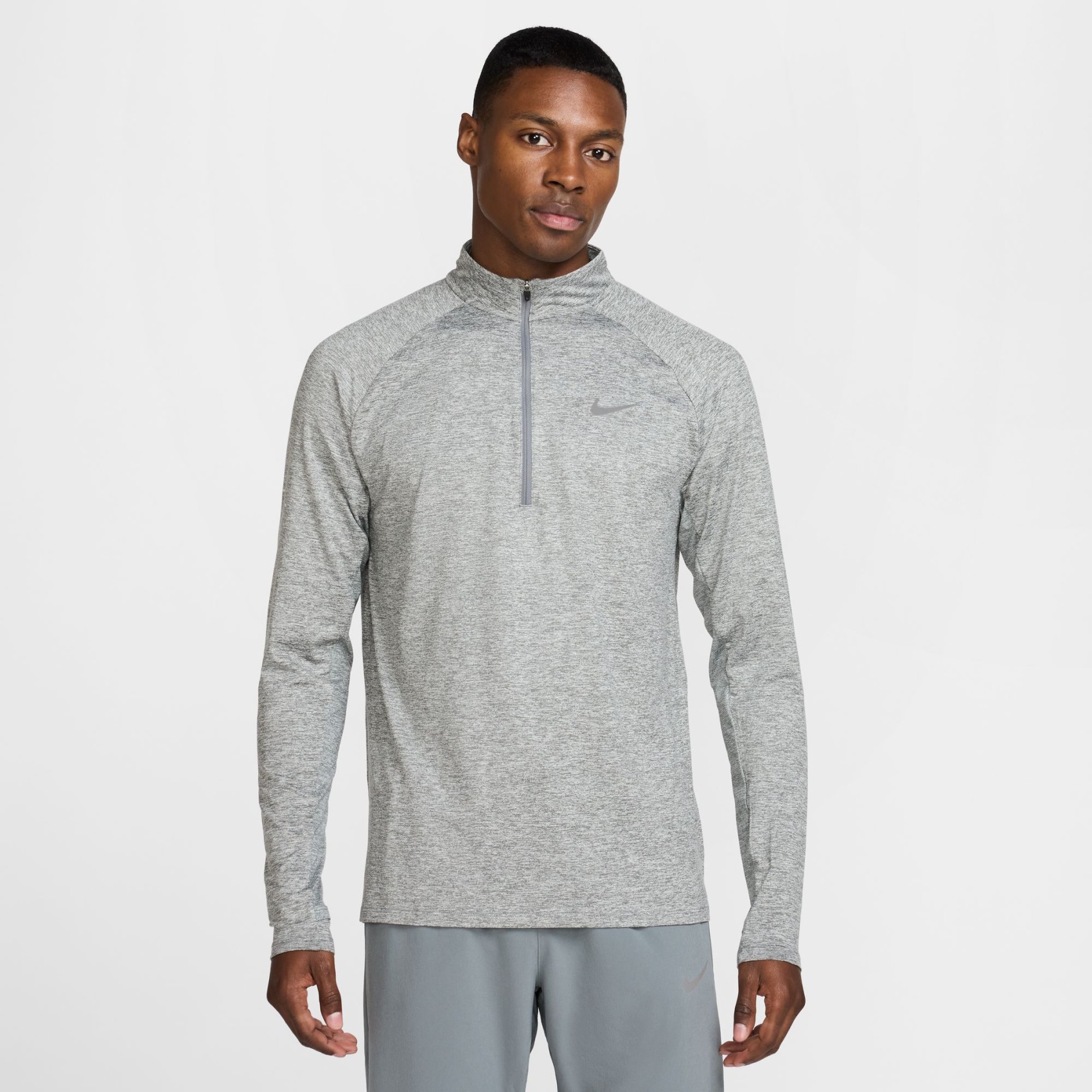 Dri-FIT Stride HZ Midlayer Erkek Gri Sweatshirt