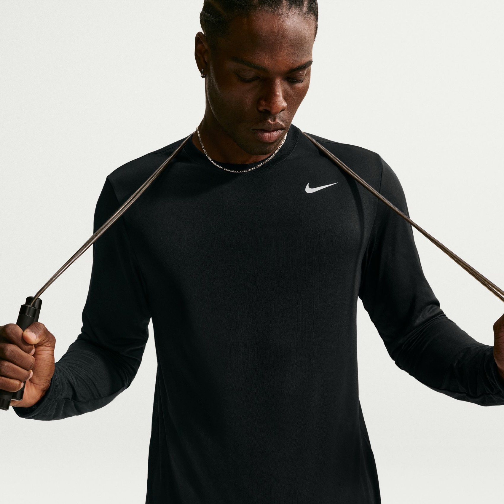Dri-FIT Tee Ls Reset Erkek Siyah Sweatshirt