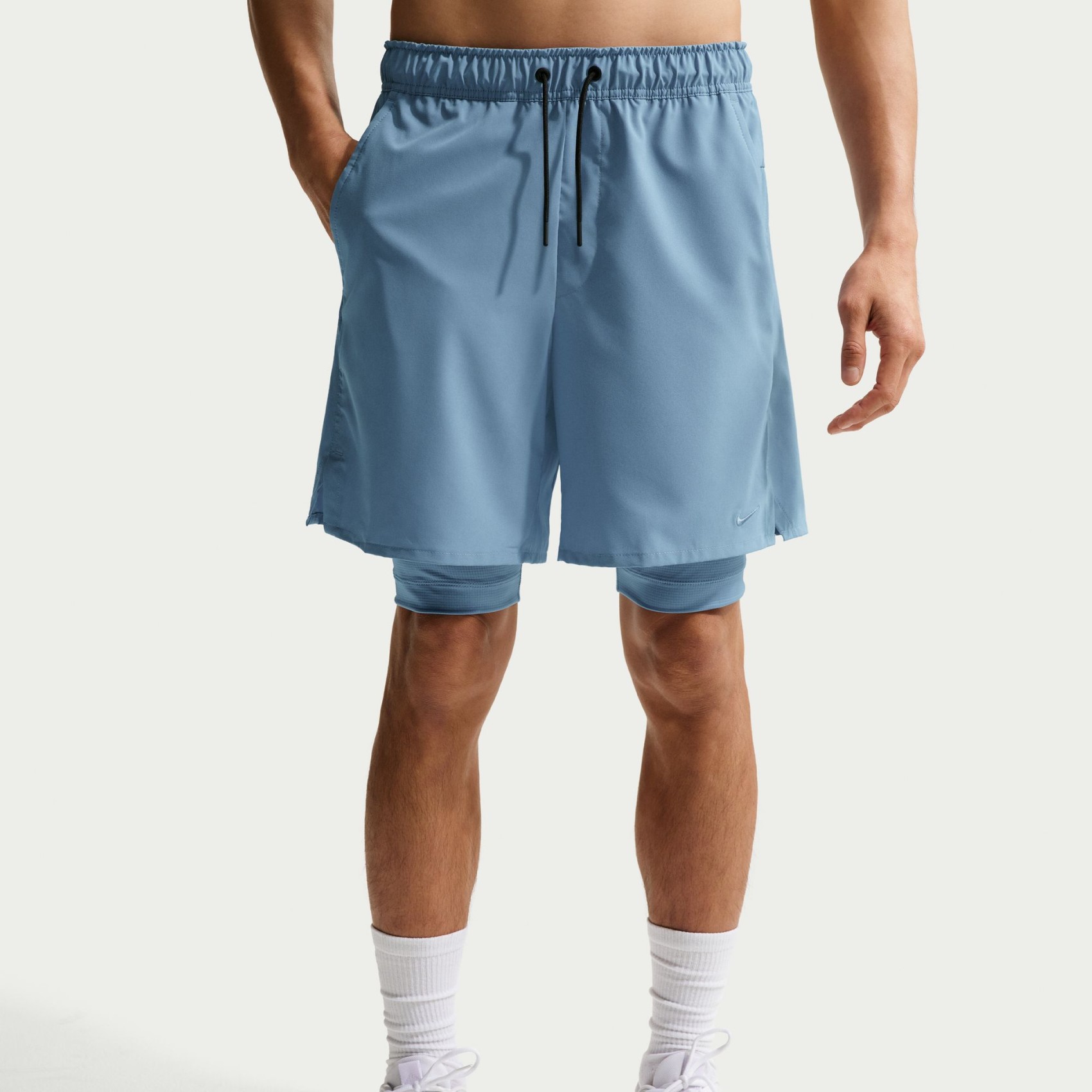 Dri-FIT Unlimited Woven 7IN 2in1 Erkek Mavi Şort