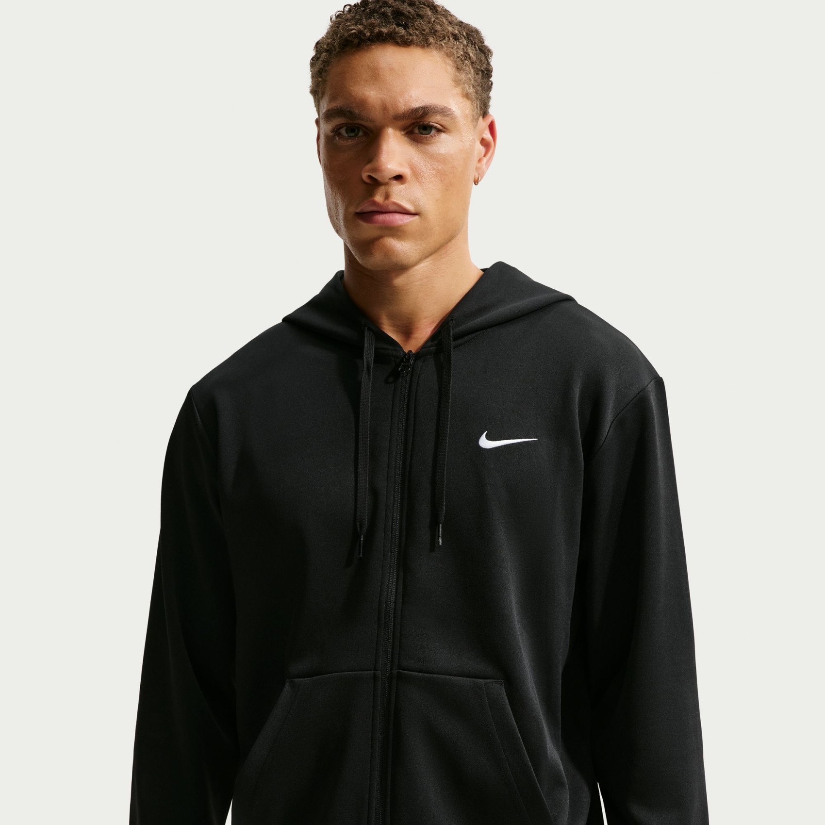 Dri-FIT Uv Flex Fleece Fz Hoodie Erkek Siyah Sweatshirt