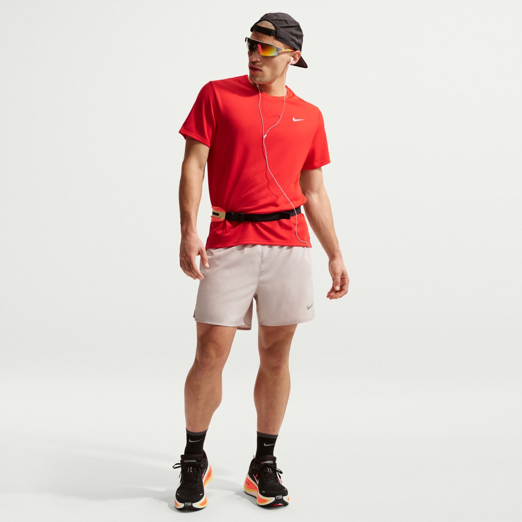 Dri-FIT Uv Miler Ss Erkek Kırmızı Tişört
