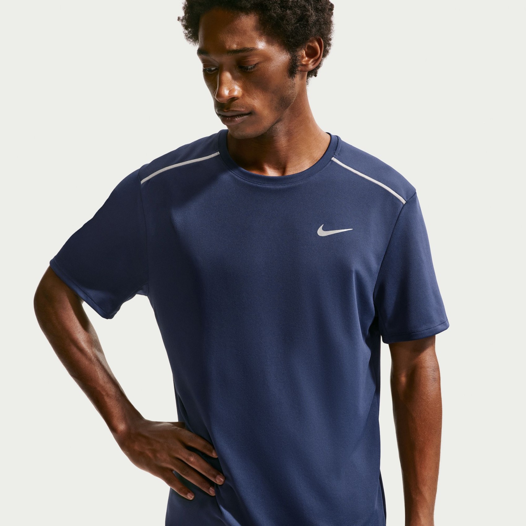 Dri-FIT UV Miler Ss Erkek Mavi Tişört