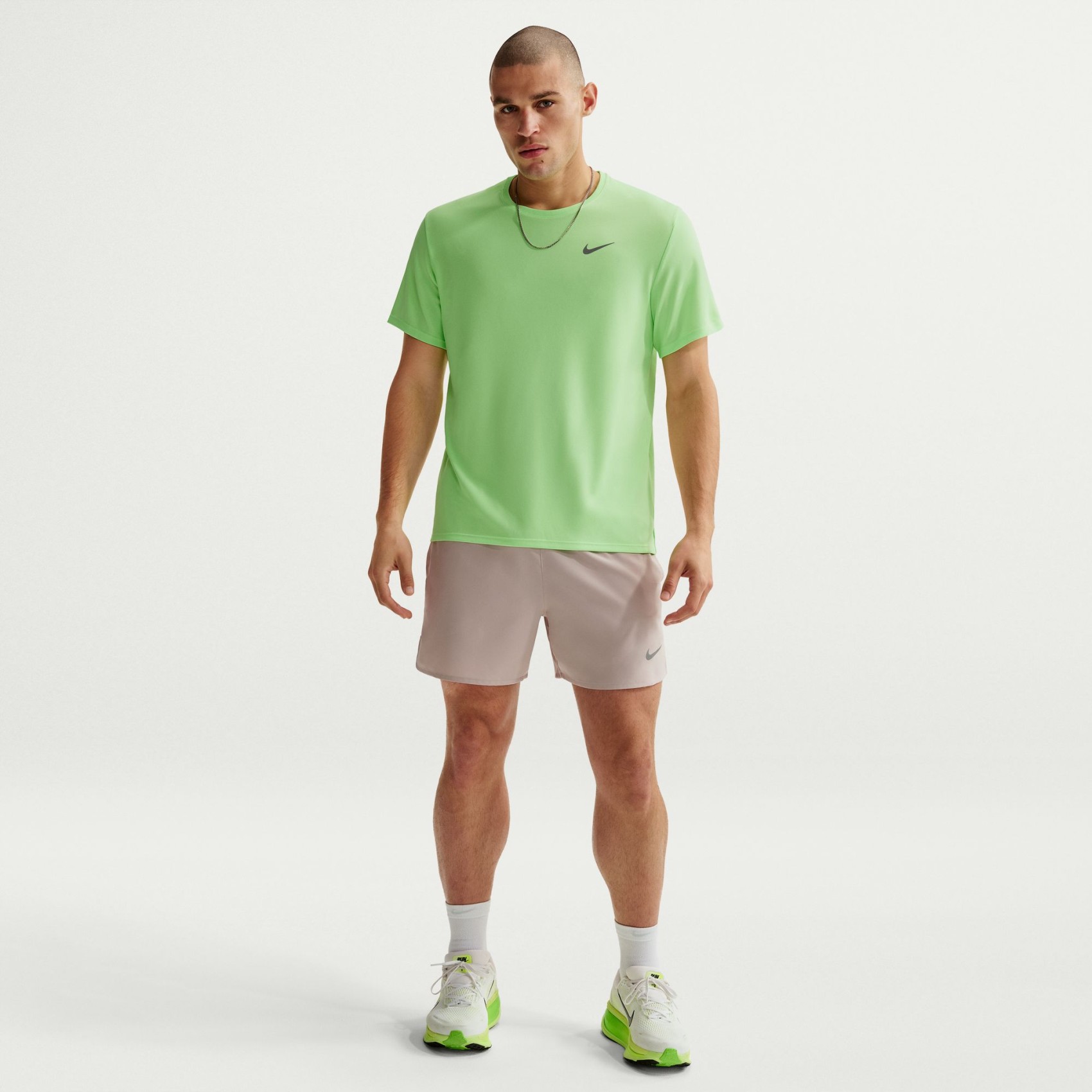 Dri-FIT Uv Miler Ss Erkek Yeşil Tişört