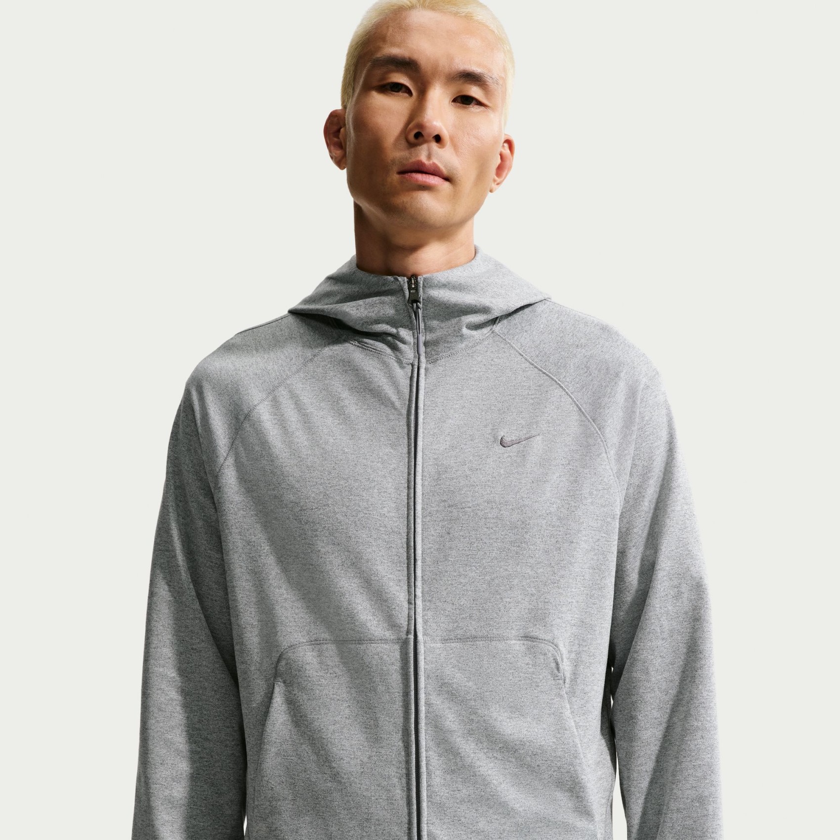 Dri-FIT UV Primary Nano Fz Hoodie Erkek Gri Sweatshirt