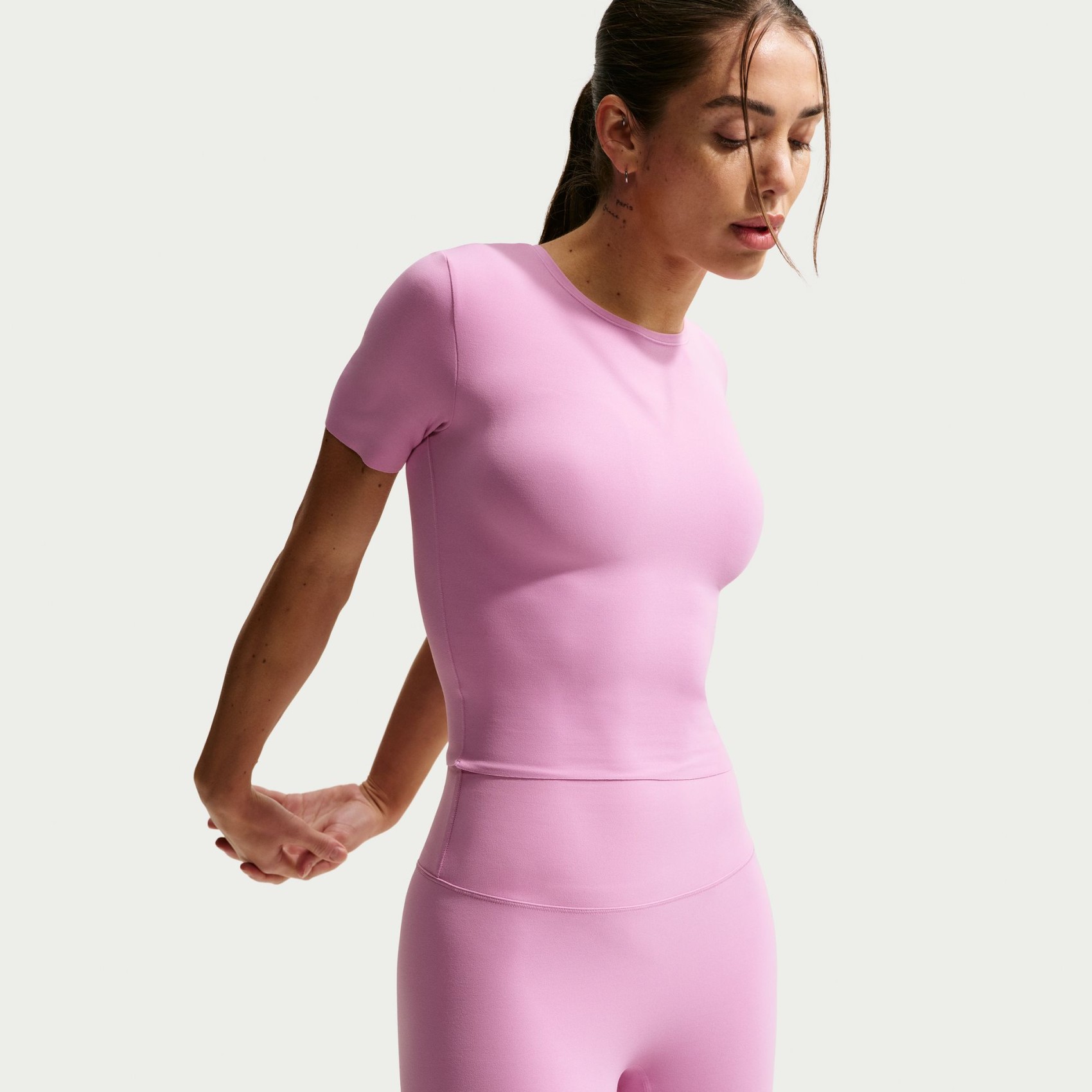 Dri-FIT Zenvy Ss Top Kadın Pembe Tişört