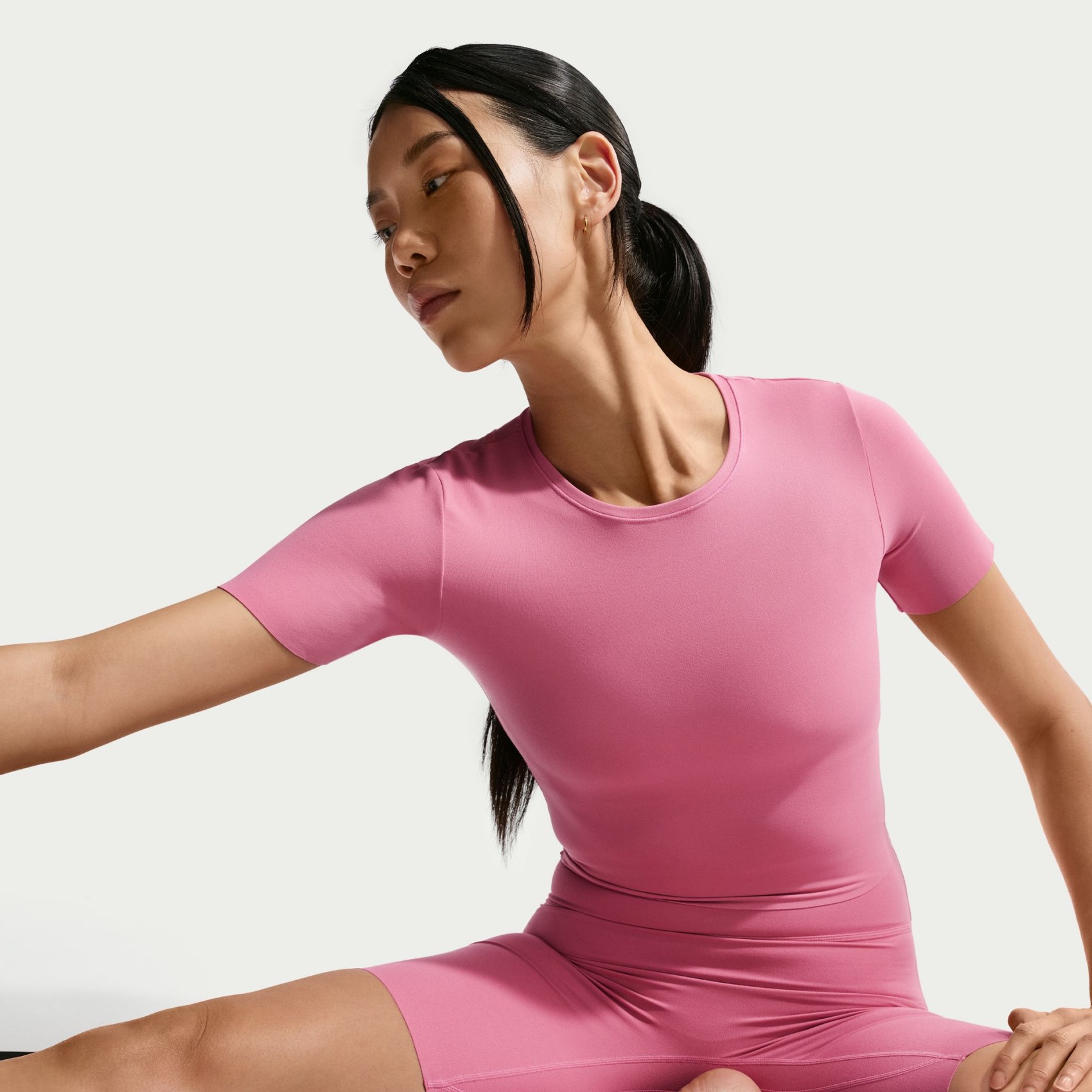 Dri-FIT Zenvy Ss Top Kadın Pembe Tişört