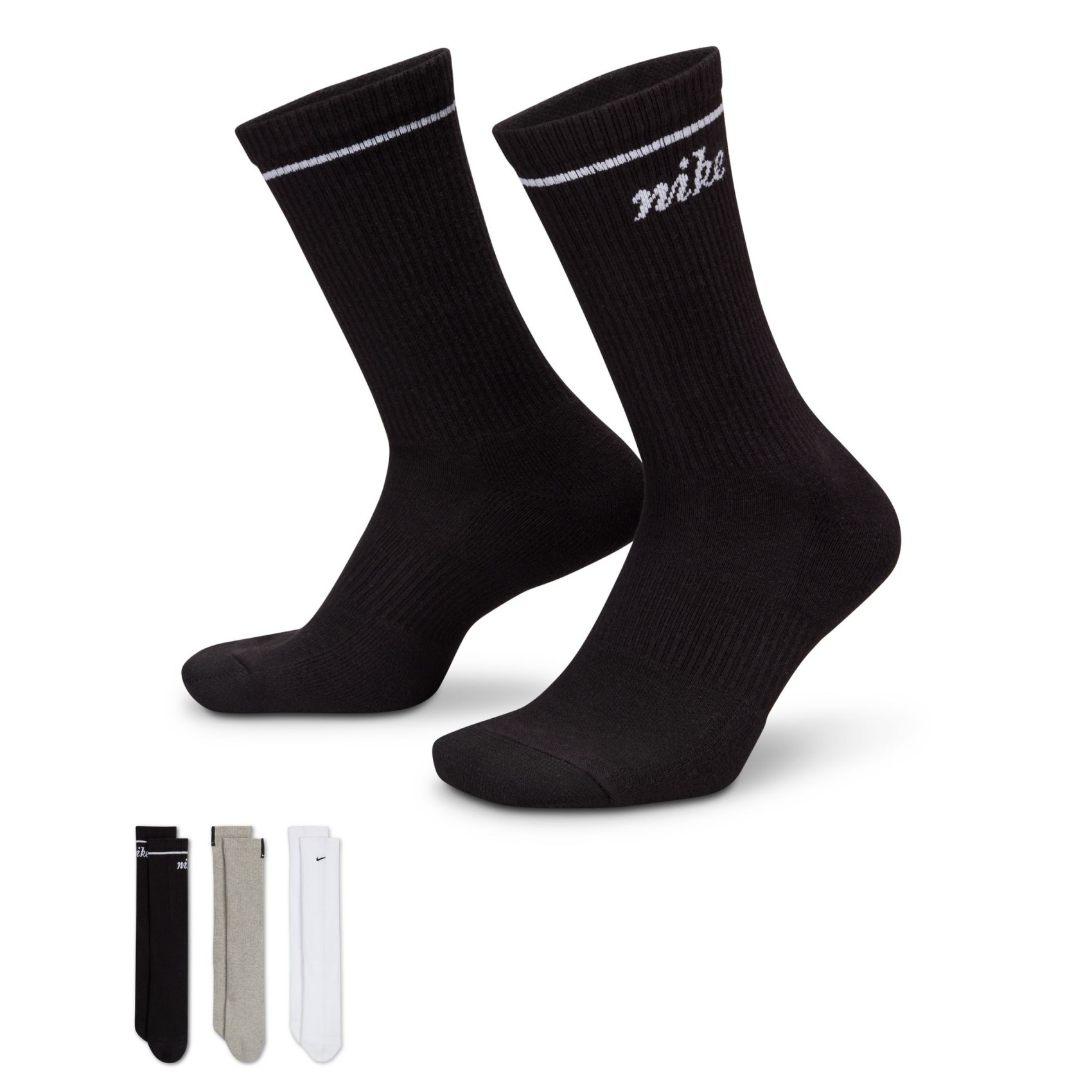 Everyday Plus Cushioned Crew (3 Çift) Çorap