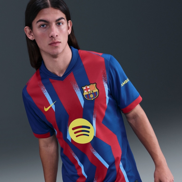 Nike FC Barcelona 2025/26 Stadium Fourth Dri-FIT Jersey SS Erkek