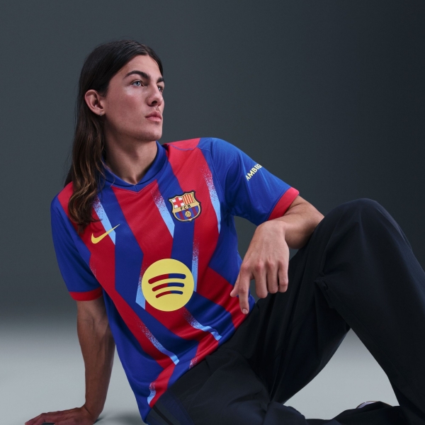 Nike FC Barcelona 2025/26 Stadium Fourth Dri-FIT Jersey SS Erkek