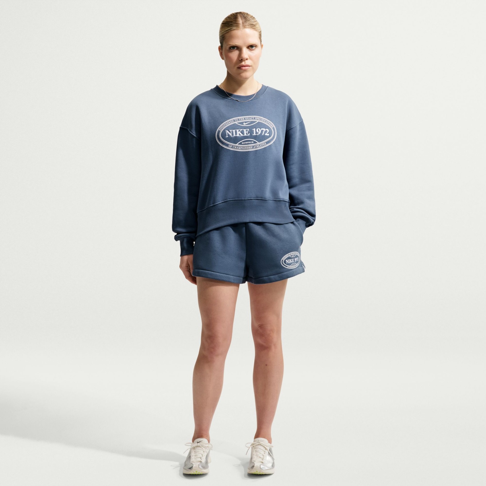Fleece Short Kadın Mavi Şort