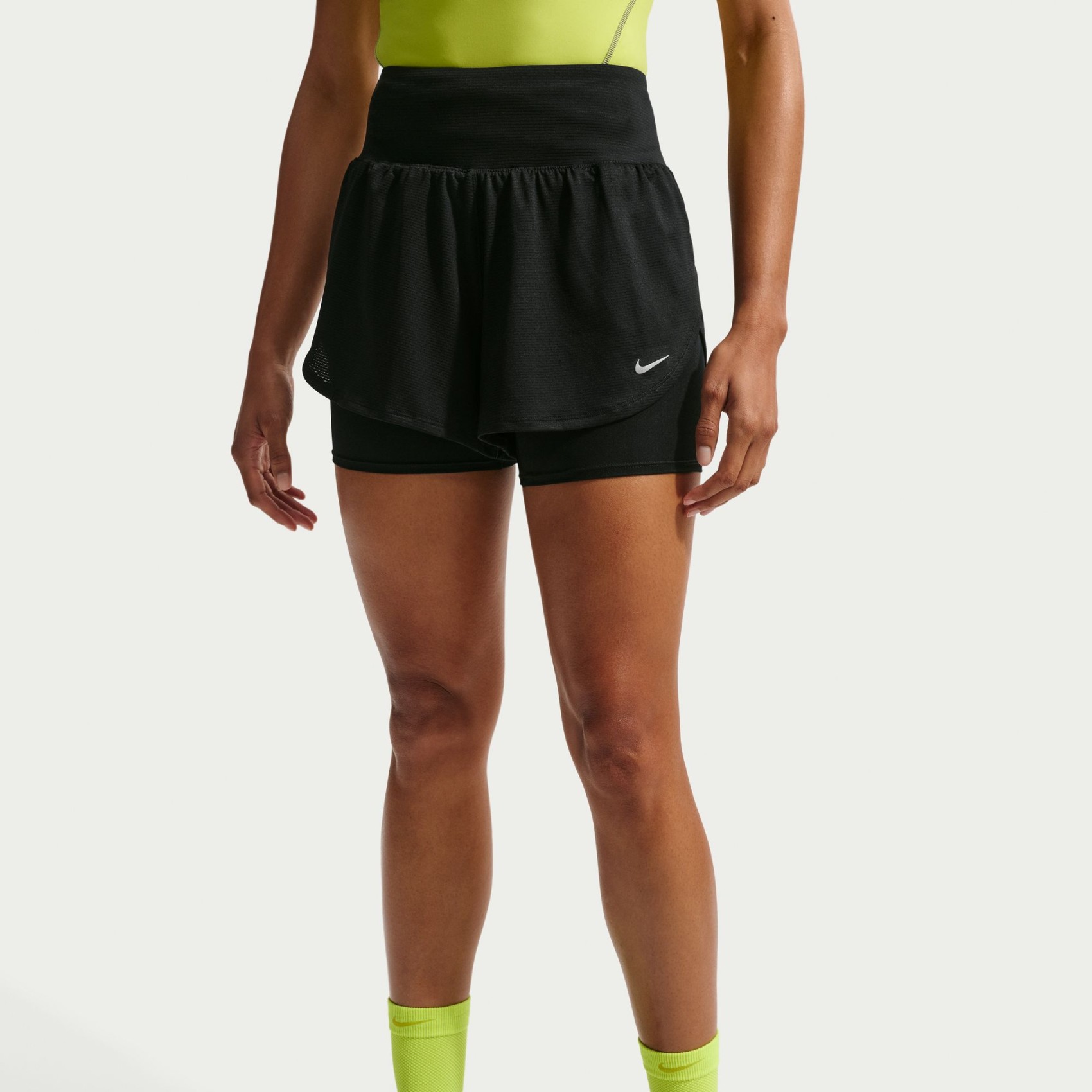 Flow Mesh Dri-FIT 2N1 Short Kadın Siyah Şort