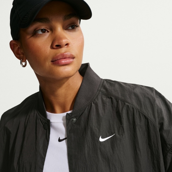 Nike Hbr Varsity Oversize Jacket Kadın Siyah Ceket IF0332-010