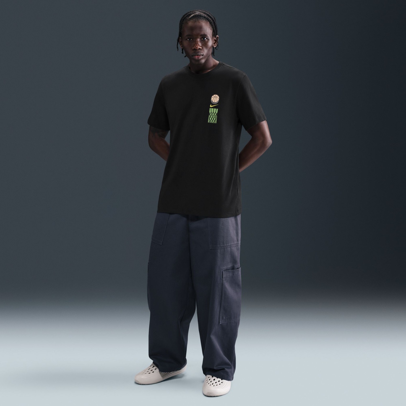 Icon Tee Erkek Siyah Tişört