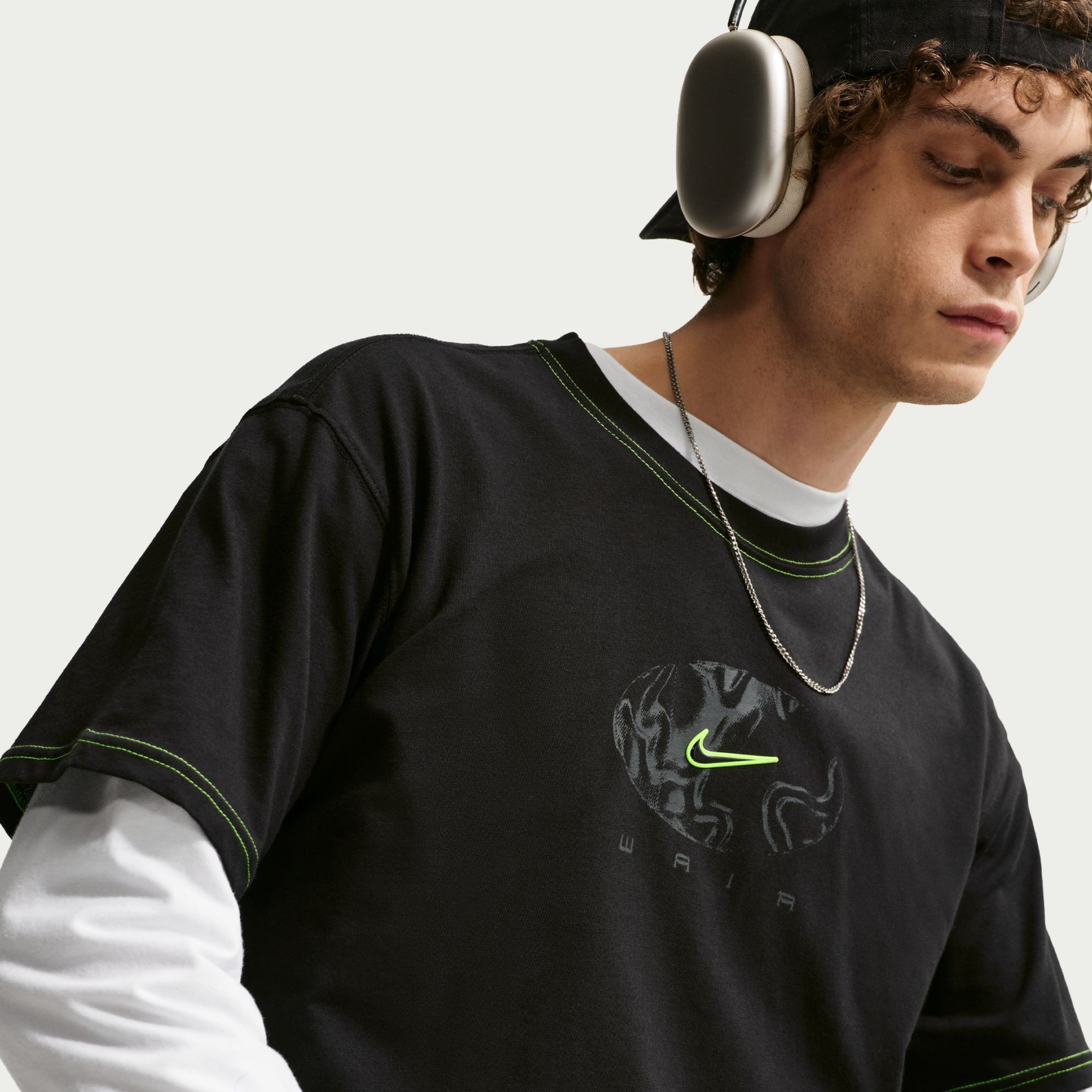 Ishod Wair SB Tee Erkek Siyah Tişört