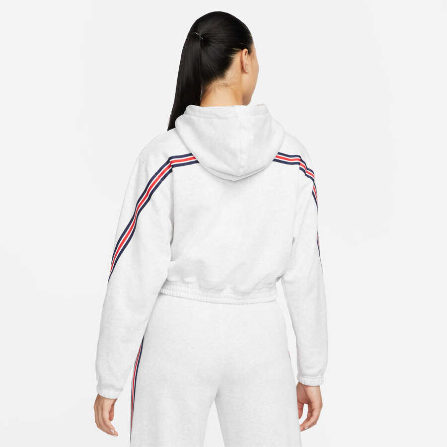 Jordan Paris Saint-Germain Cropped Fleece Hoodie Kadın Sweatshirt