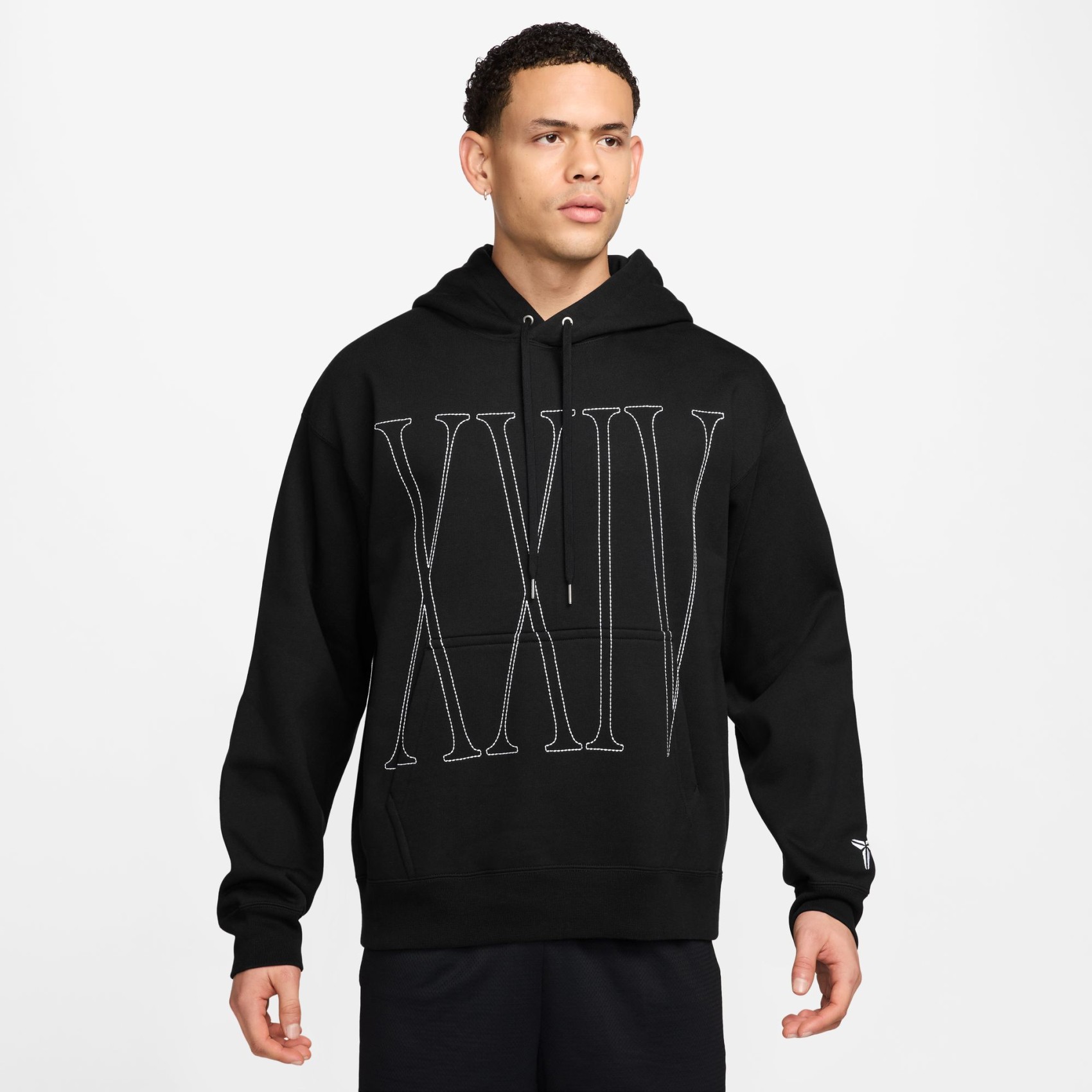 Kobe Po Hoodie Erkek Siyah Sweatshirt