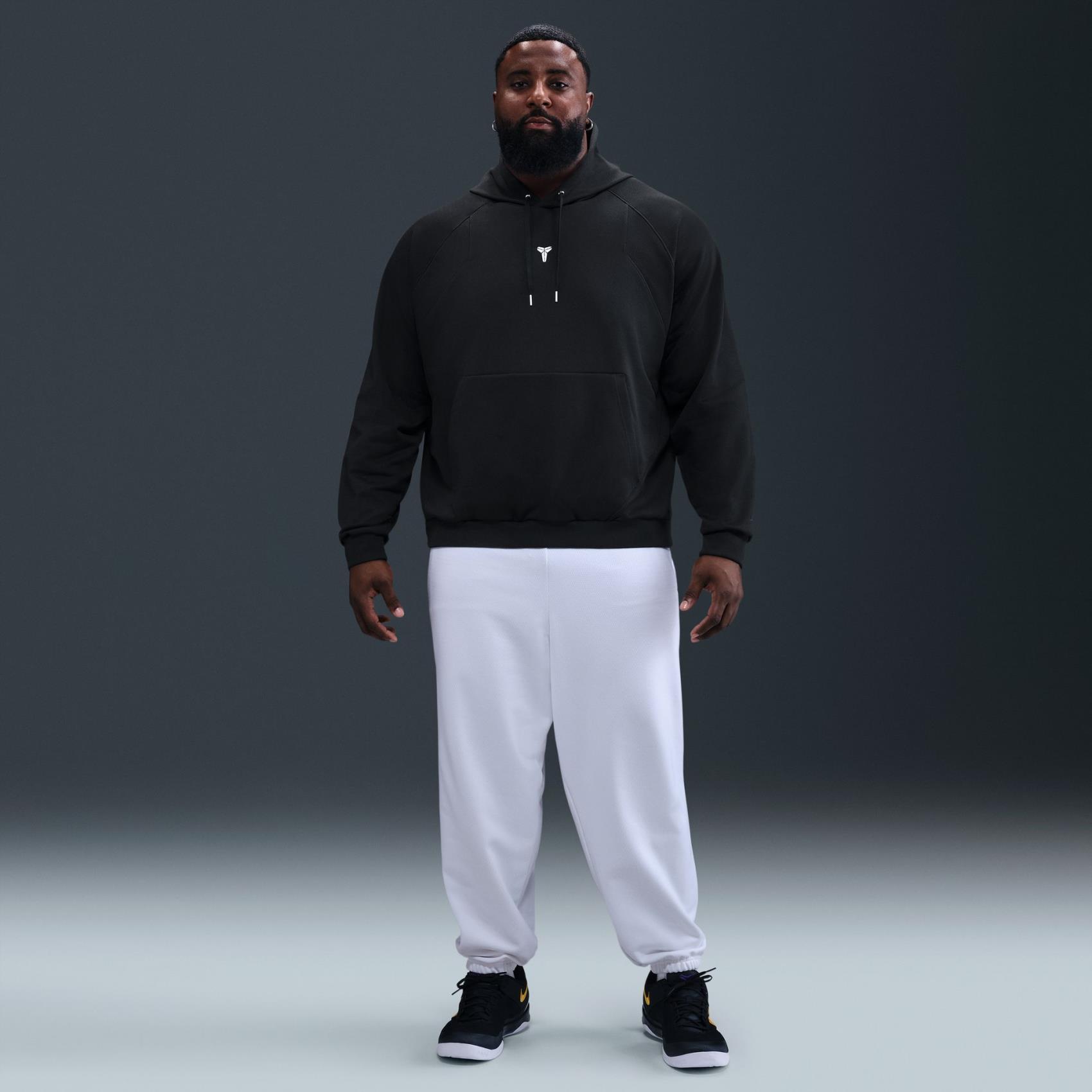 Kobe Therma-FIT Po Hoodie Erkek Siyah Sweatshirt