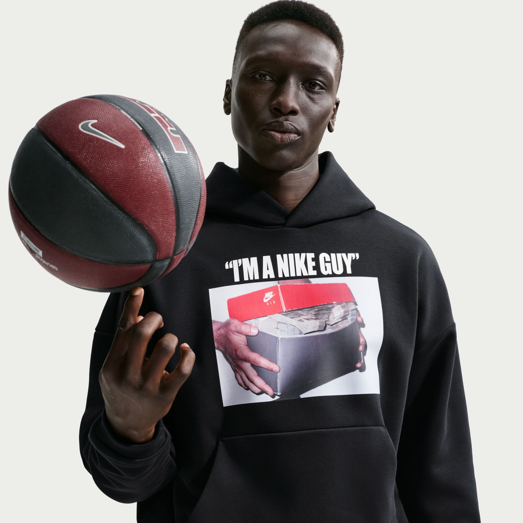 LeBron 'Shoe Bag' Therma-FIT Si Brush Po Hoodie Erkek Sweatshirt