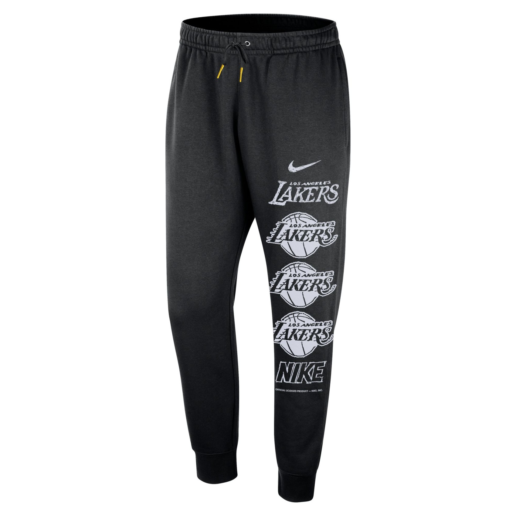 Los Angeles Lakers Club Bb Jogger Erkek Siyah Eşofman Altı
