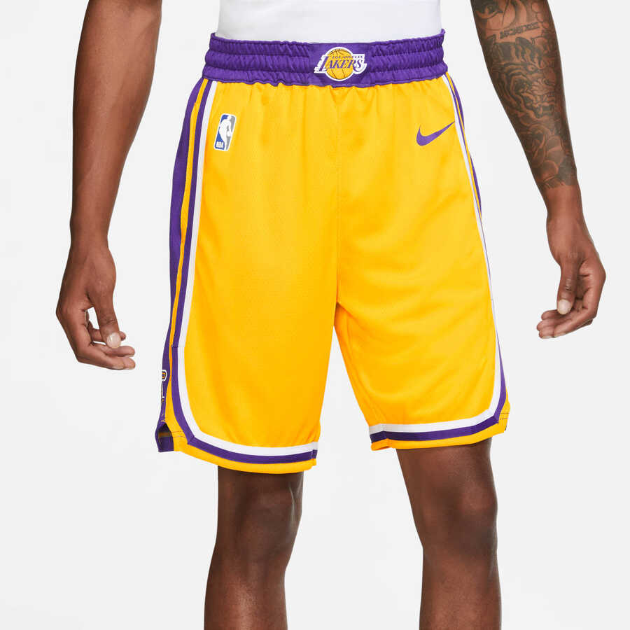 Los Angeles Lakers Mnk Dri-FIT Swingman Short Icn 18 Erkek Şort
