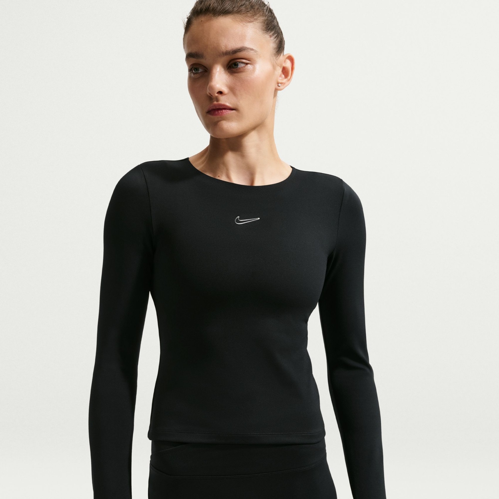 Ls Fitted Top Gls Kadın Siyah Sweatshirt