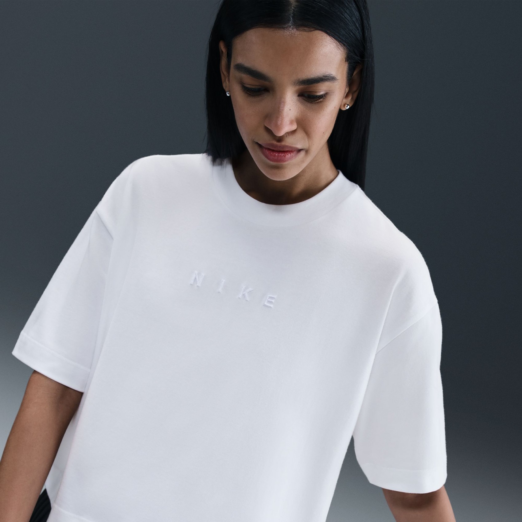 Luxe SS Tee Boxy Kadın Beyaz Tişört