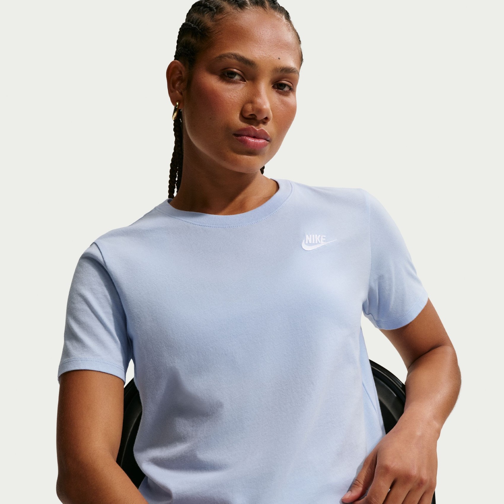 Nsw Club Ss Tee Kadın Mavi Tişört