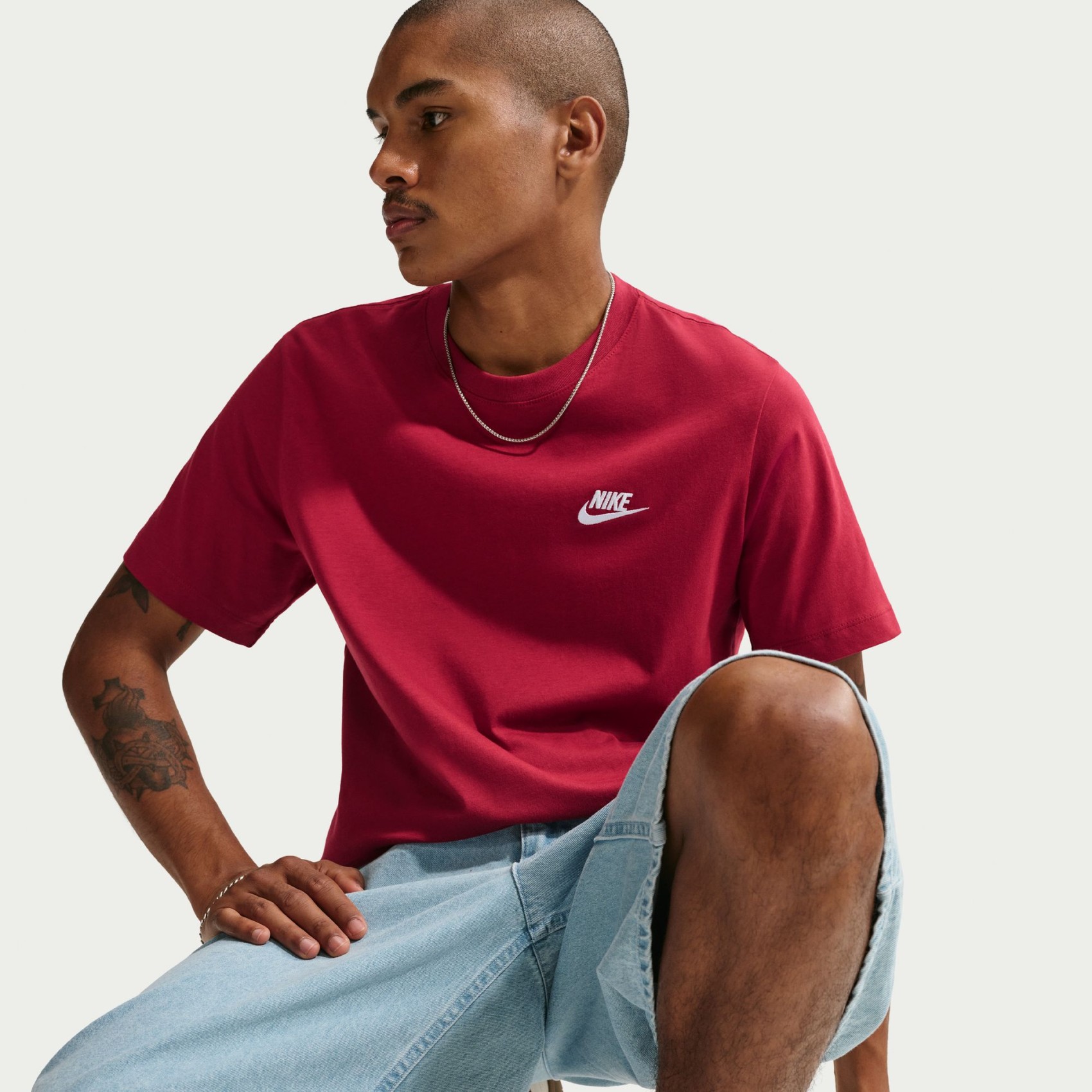 Nsw Club Tee Erkek Kırmızı Tişört