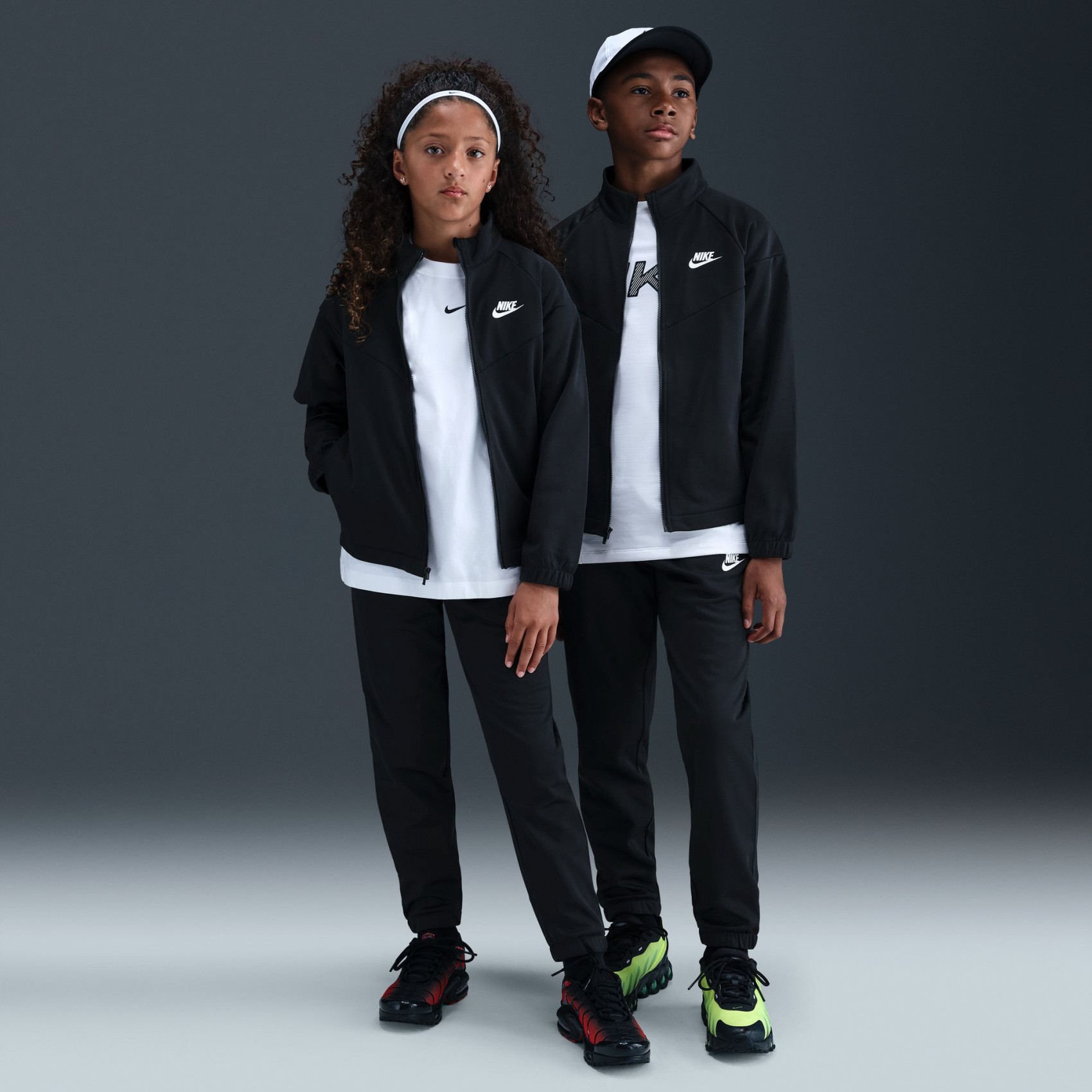 Nsw Dri-FIT Tracksuit Fz Çocuk Siyah Eşofman Takımı