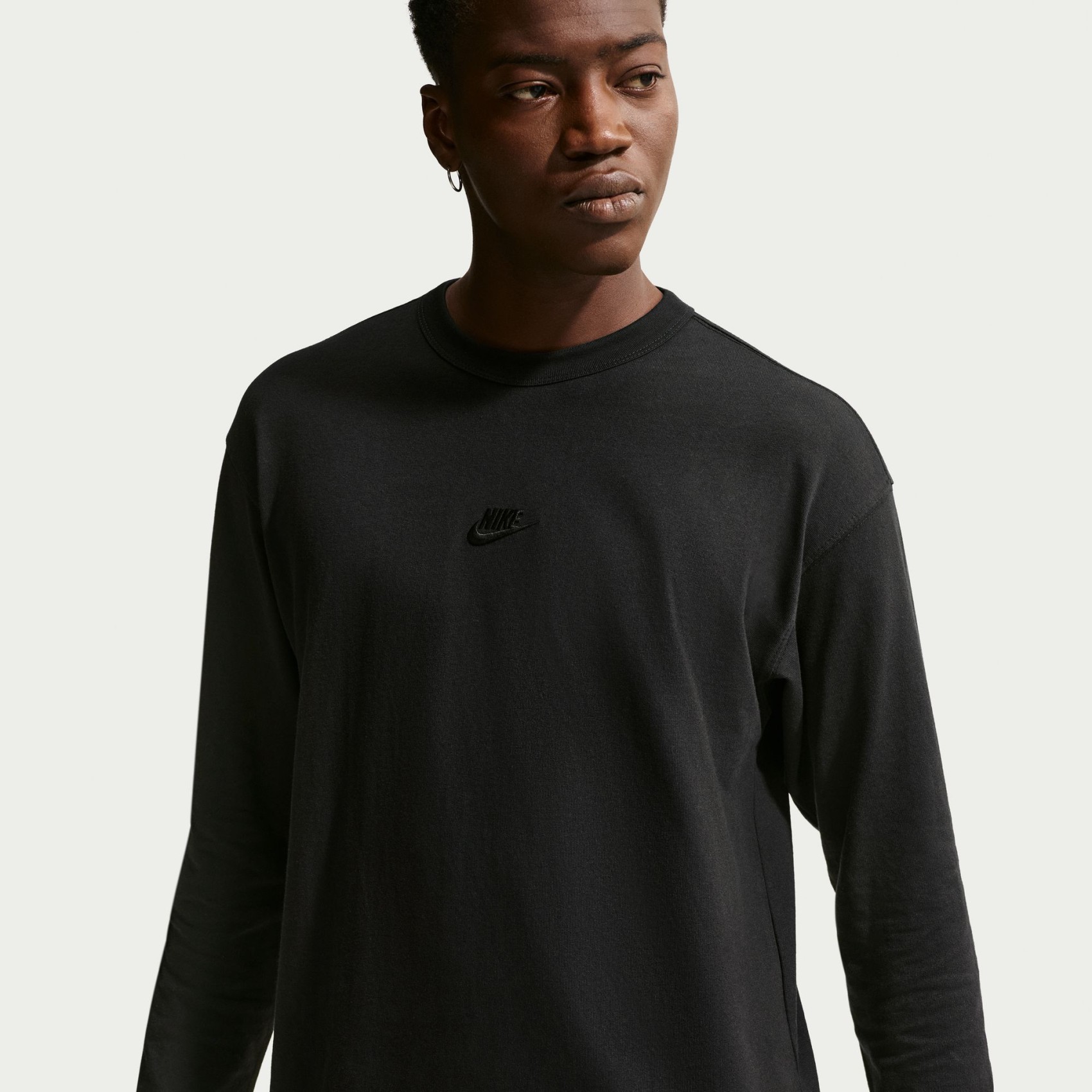 Nsw Tee Ls Premium Essential Erkek Sweatshirt